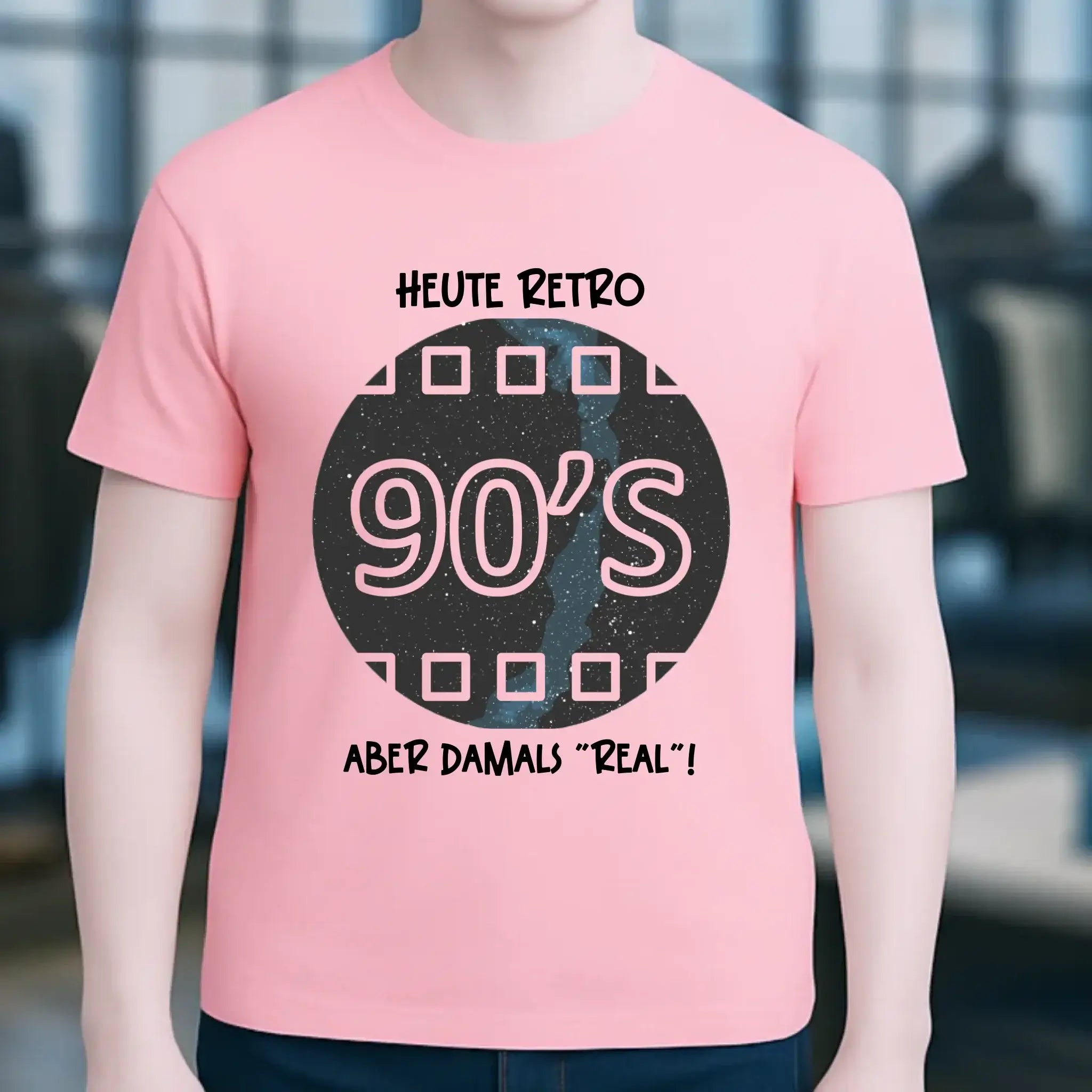 Echte Sternkarte 90s + Text • Unisex Premium T-Shirt XS-5XL aus Bio-Baumwolle für Damen & Herren • Exklusivdesign • personalisiert