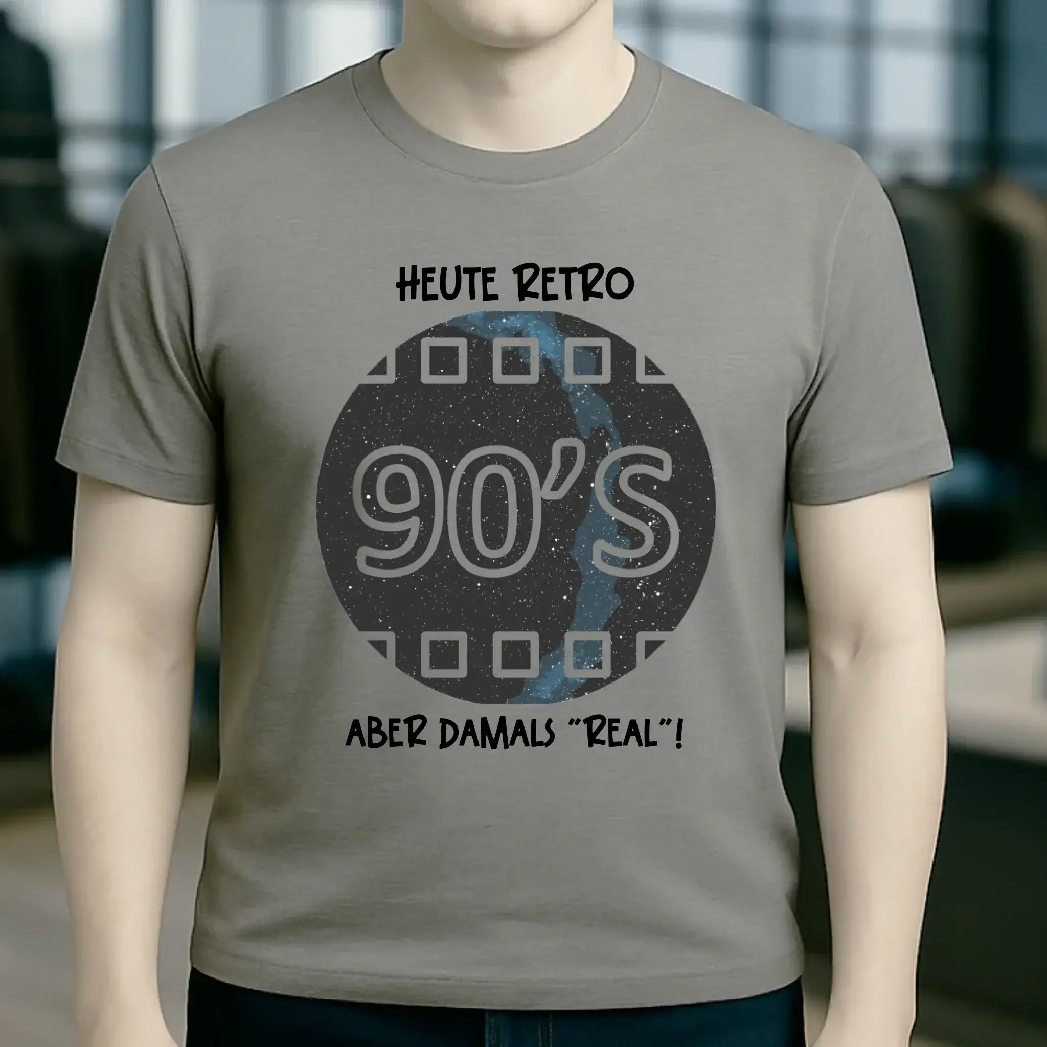 Echte Sternkarte 90s + Text • Unisex Premium T-Shirt XS-5XL aus Bio-Baumwolle für Damen & Herren • Exklusivdesign • personalisiert