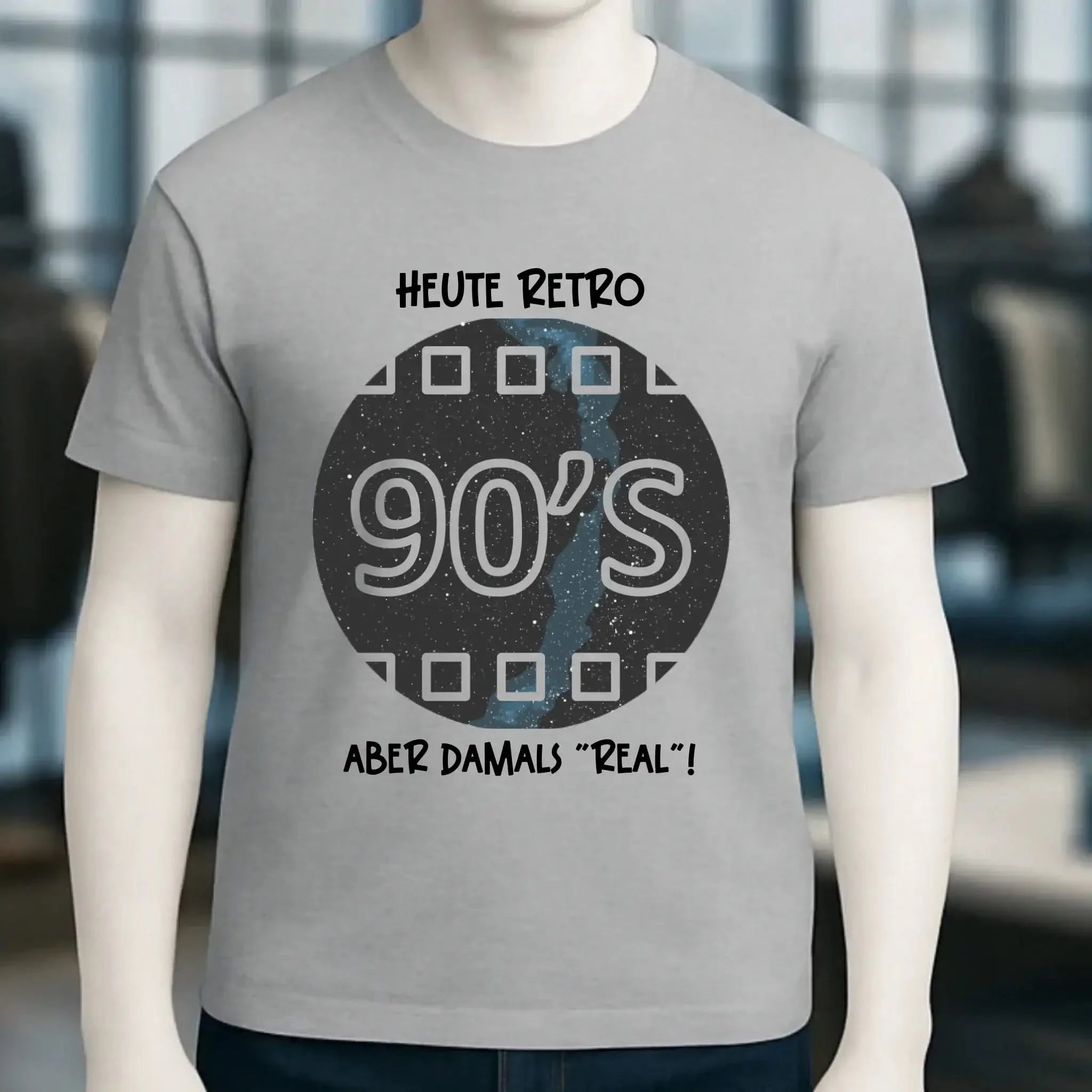 Echte Sternkarte 90s + Text • Unisex Premium T-Shirt XS-5XL aus Bio-Baumwolle für Damen & Herren • Exklusivdesign • personalisiert