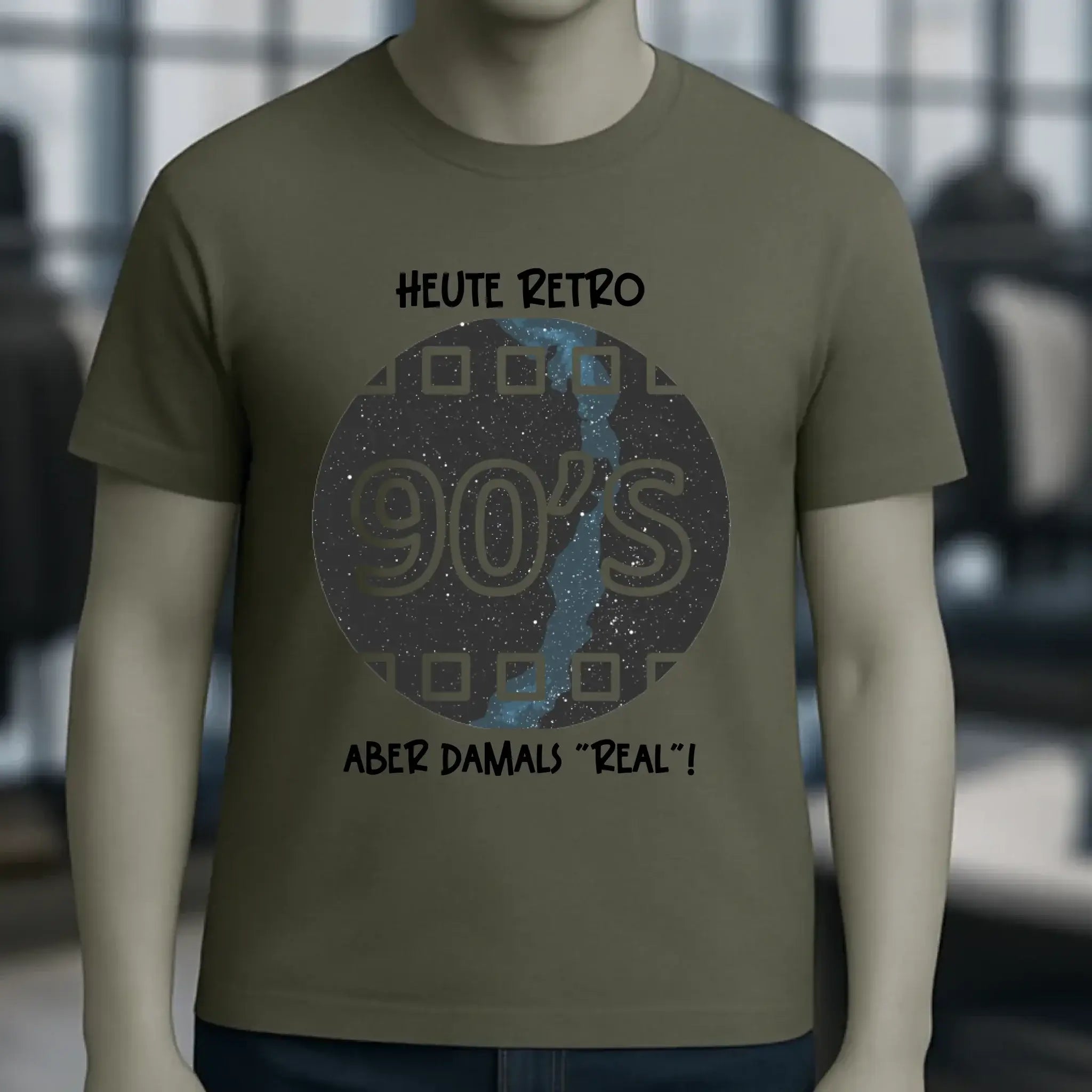 Echte Sternkarte 90s + Text • Unisex Premium T-Shirt XS-5XL aus Bio-Baumwolle für Damen & Herren • Exklusivdesign • personalisiert