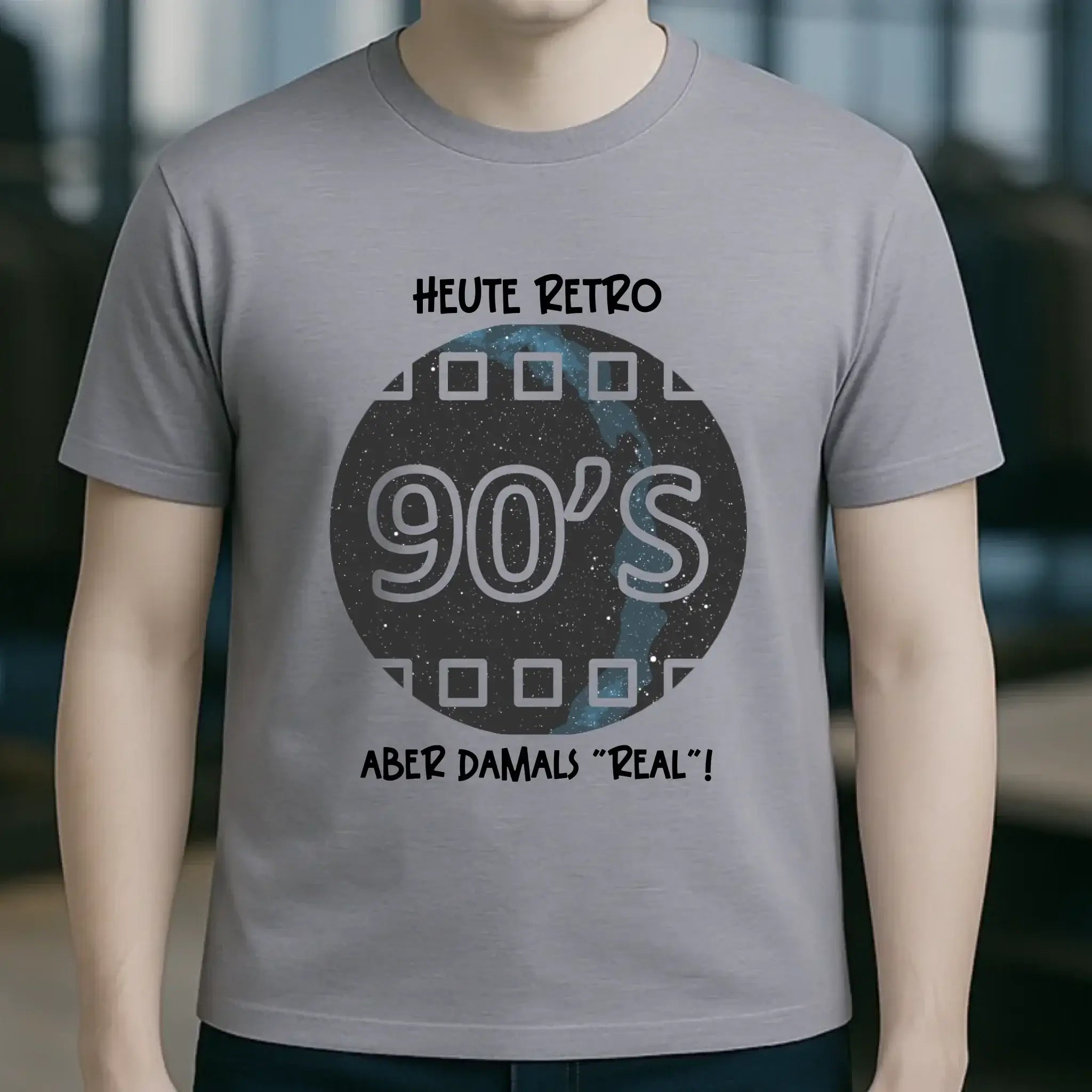 Echte Sternkarte 90s + Text • Unisex Premium T-Shirt XS-5XL aus Bio-Baumwolle für Damen & Herren • Exklusivdesign • personalisiert
