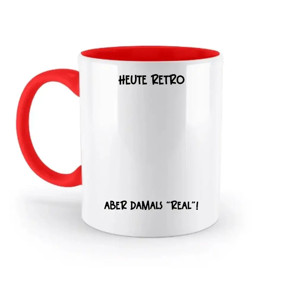 Echte Sternkarte 90s + Text • zweifarbige Tasse • Exklusivdesign • personalisiert