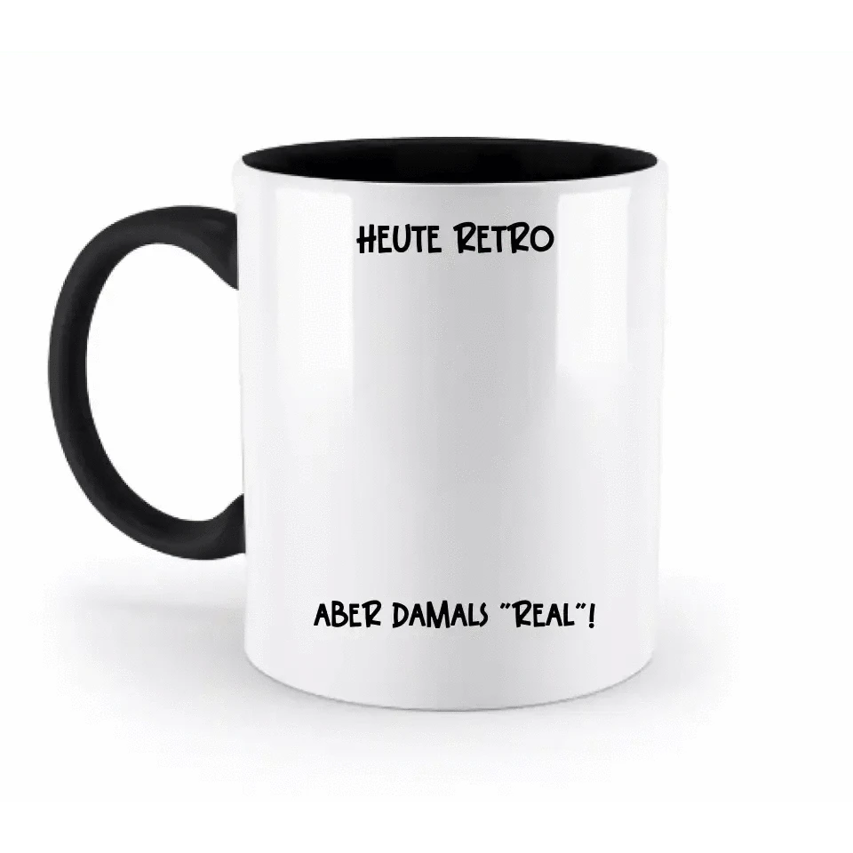 Echte Sternkarte 90s + Text • zweifarbige Tasse • Exklusivdesign • personalisiert