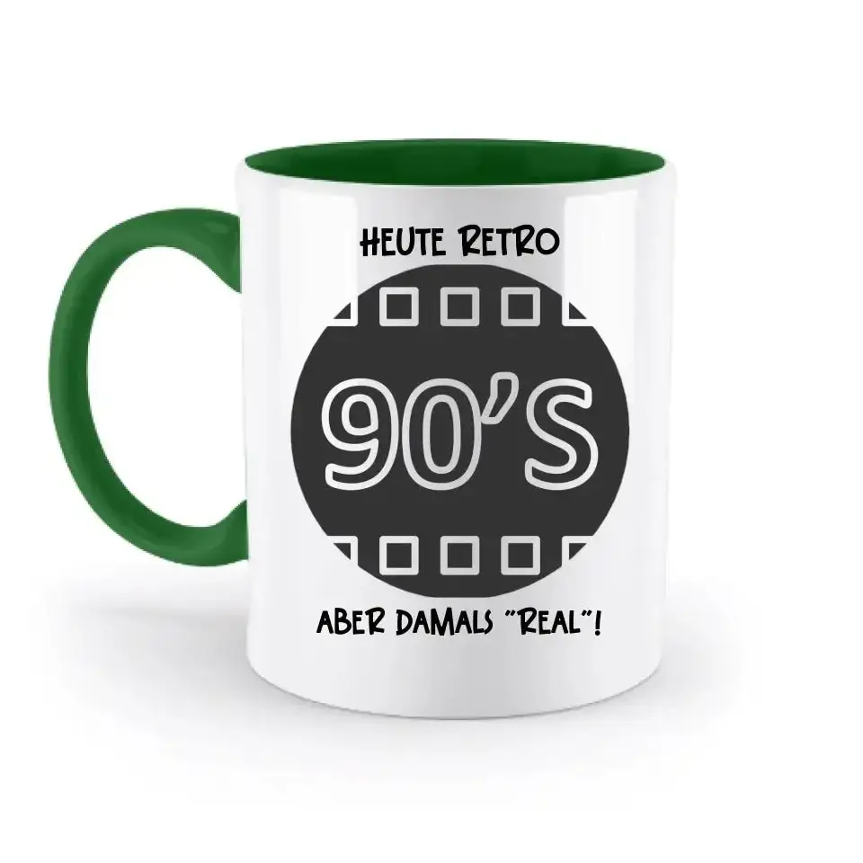 Echte Sternkarte 90s + Text • zweifarbige Tasse • Exklusivdesign • personalisiert