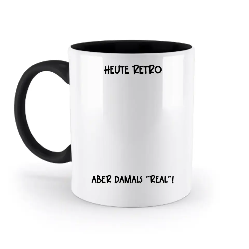 Echte Sternkarte 90s + Text • zweifarbige Tasse • Exklusivdesign • personalisiert
