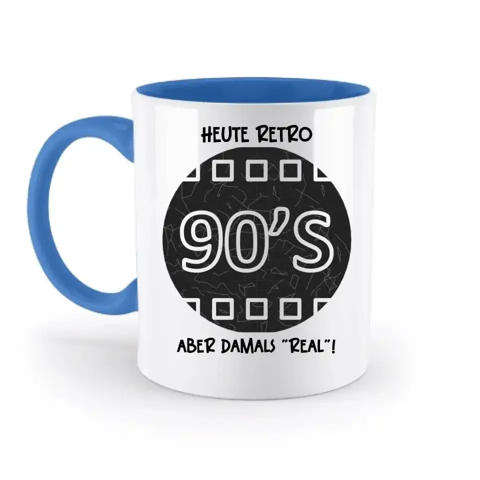 Echte Sternkarte 90s + Text • zweifarbige Tasse • Exklusivdesign • personalisiert