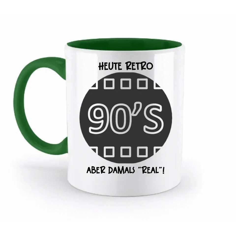 Echte Sternkarte 90s + Text • zweifarbige Tasse • Exklusivdesign • personalisiert