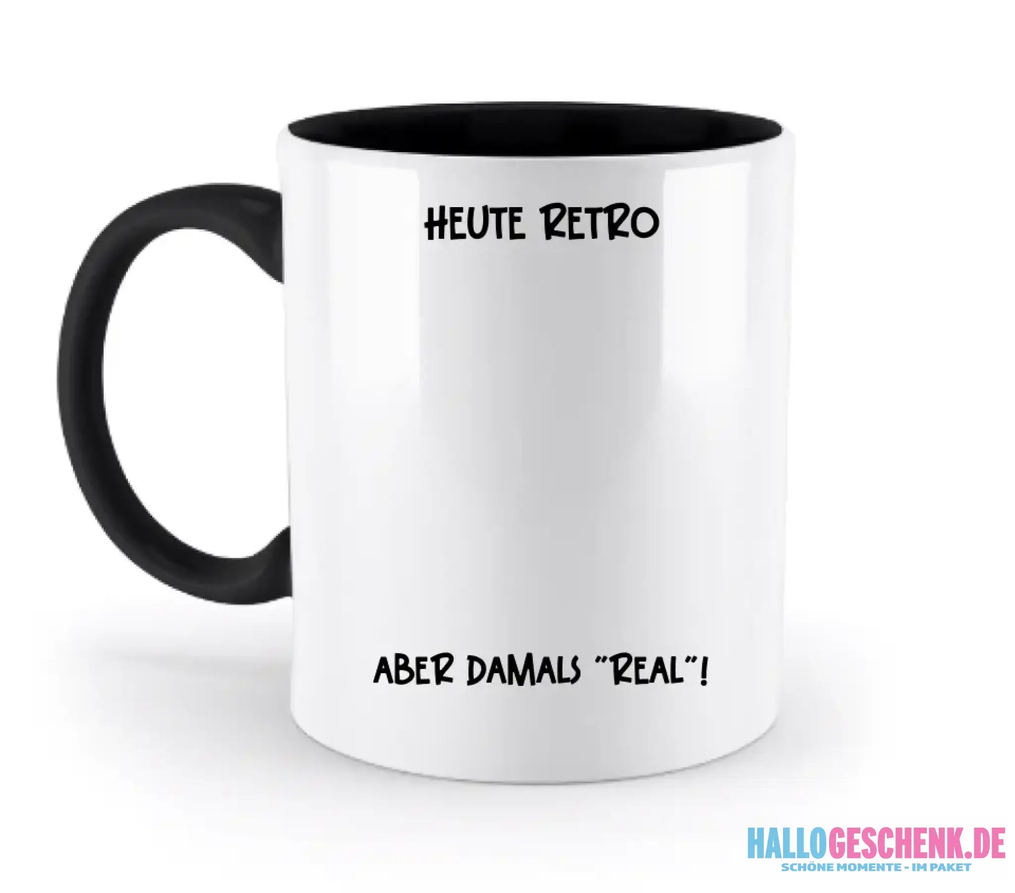 Echte Sternkarte 90s + Text • zweifarbige Tasse • Exklusivdesign • personalisiert - zweifarbige Tasse