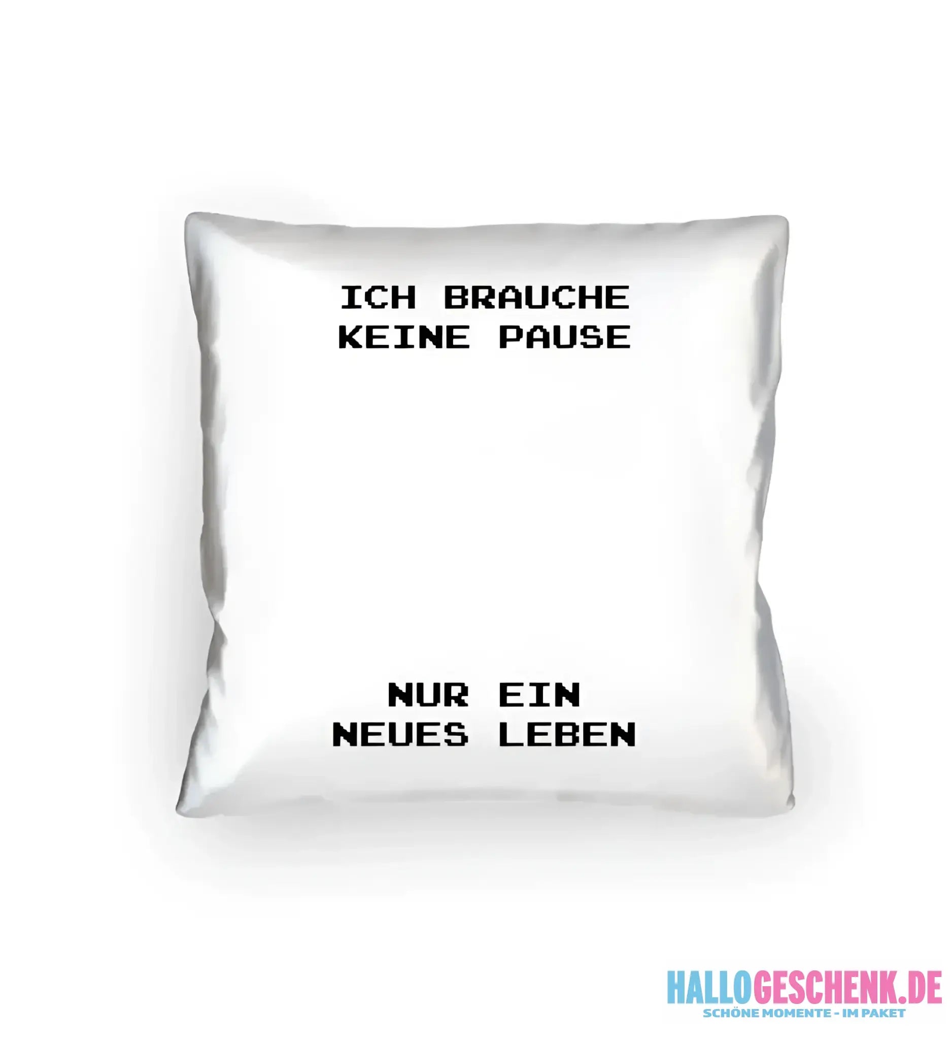 Echte Sternkarte als Controller + Text • Kissen 40x40 cm • personalisiert - Kissen 40x40 cm / White / 40cm-x-40cm