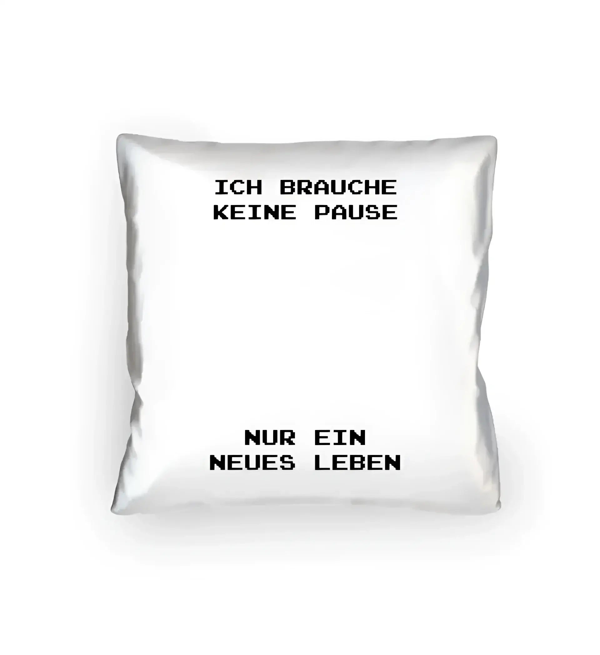 Echte Sternkarte als Controller + Text • Kissen 40x40 cm • personalisiert - Kissen 40x40 cm / White / 40cm-x-40cm
