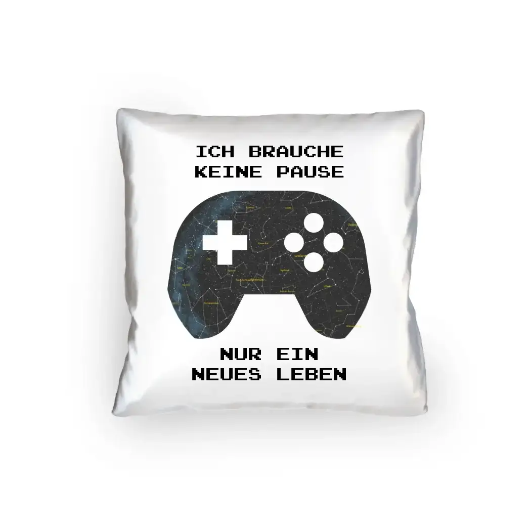 Echte Sternkarte als Controller + Text • Kissen 40x40 cm • personalisiert