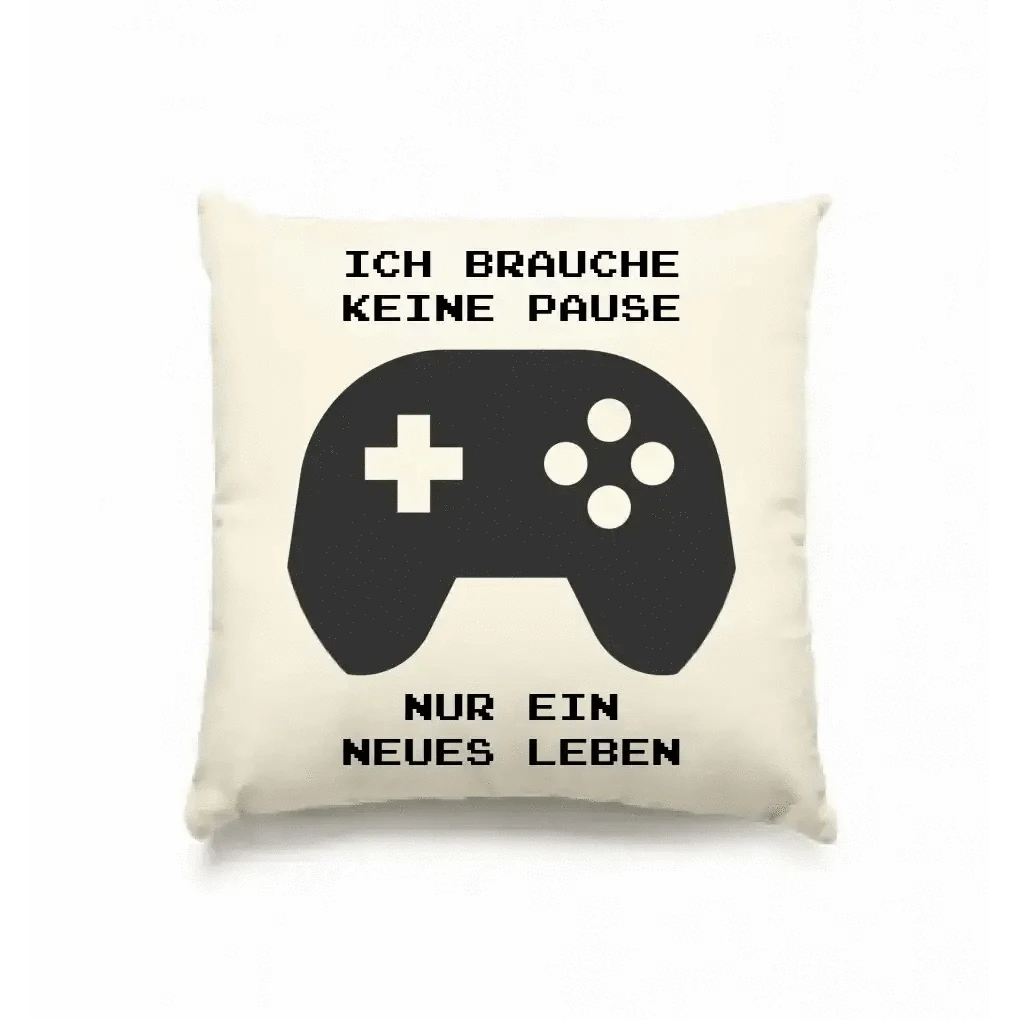 Echte Sternkarte als Controller + Text • Kissen 40x40 cm • personalisiert
