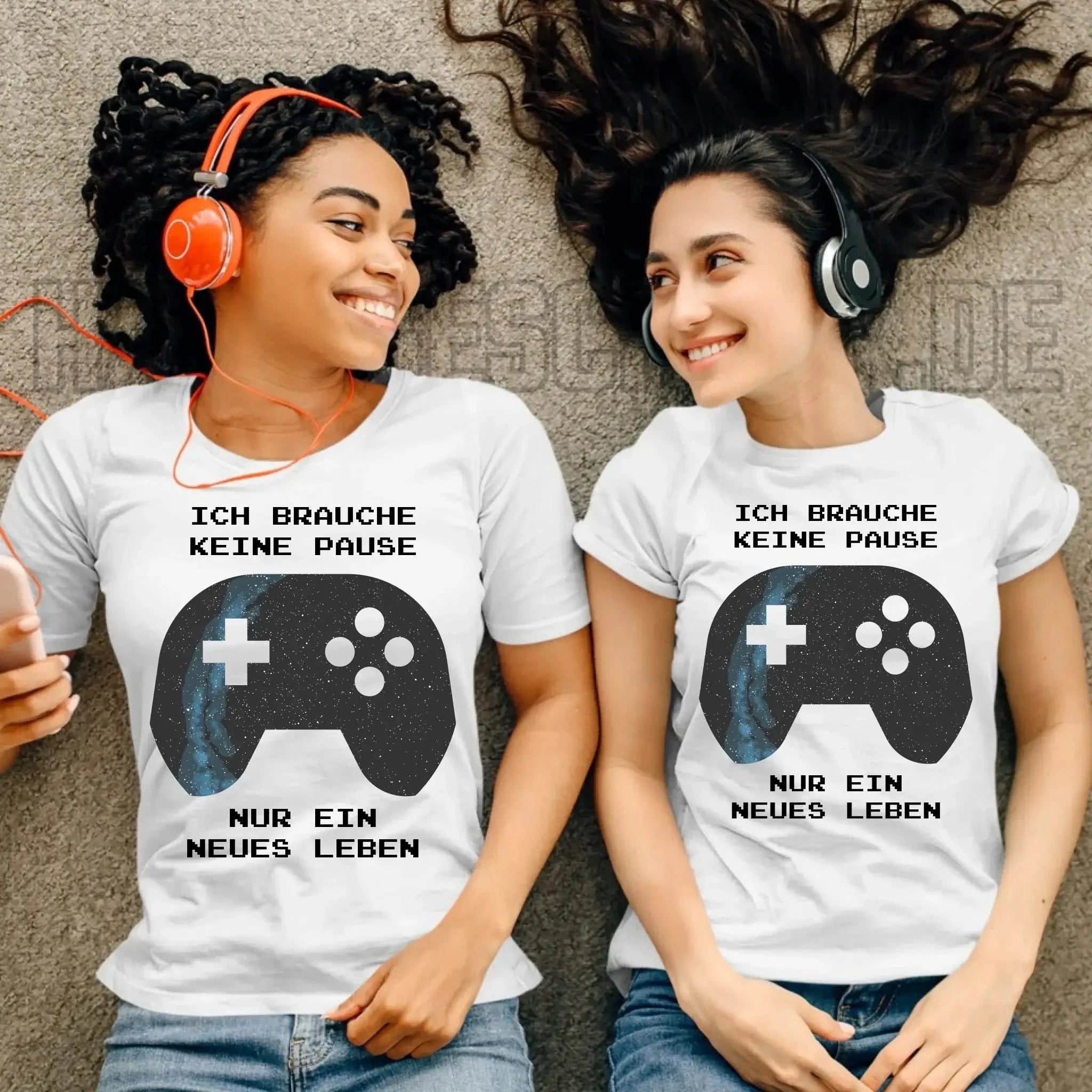 Echte Sternkarte als Controller + Text • Ladies Premium T-Shirt XS-2XL aus Bio-Baumwolle für Damen • Exklusivdesign • personalisiert