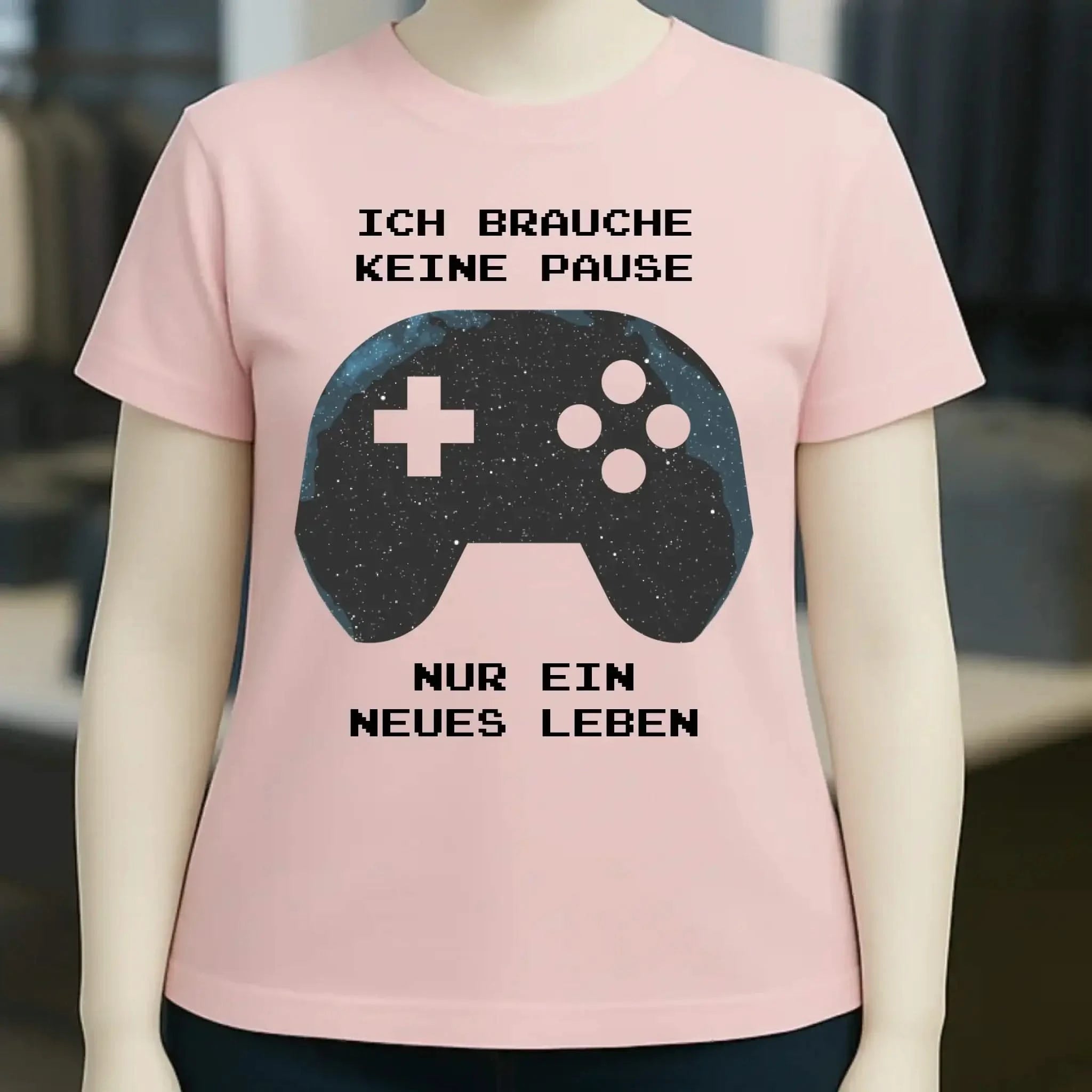Echte Sternkarte als Controller + Text • Ladies Premium T-Shirt XS-2XL aus Bio-Baumwolle für Damen • Exklusivdesign • personalisiert