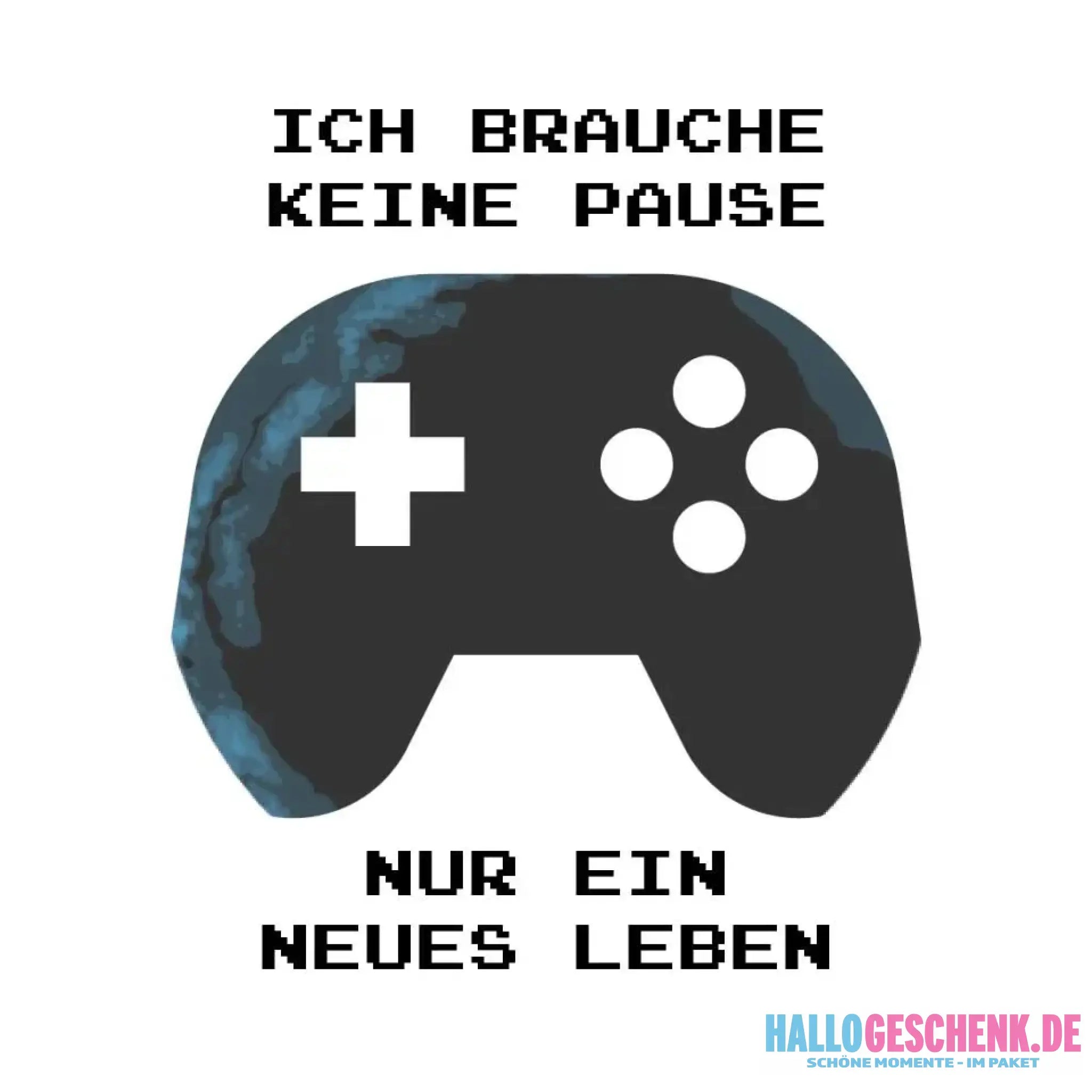 Echte Sternkarte als Controller + Text • STICKER 20x20cm (Aufkleber) • personalisiert - White / OneSize / ausgestanzter