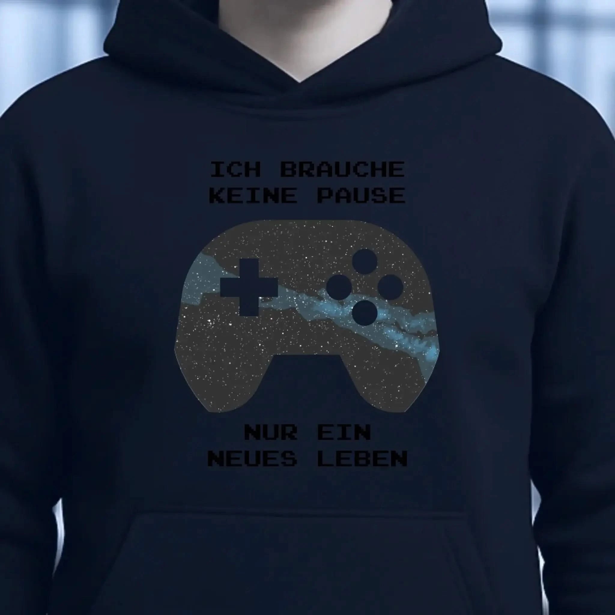 Echte Sternkarte als Controller + Text • Unisex Premium Hoodie XS-5XL aus Bio-Baumwolle für Damen & Herren • Exklusivdesign • personalisiert
