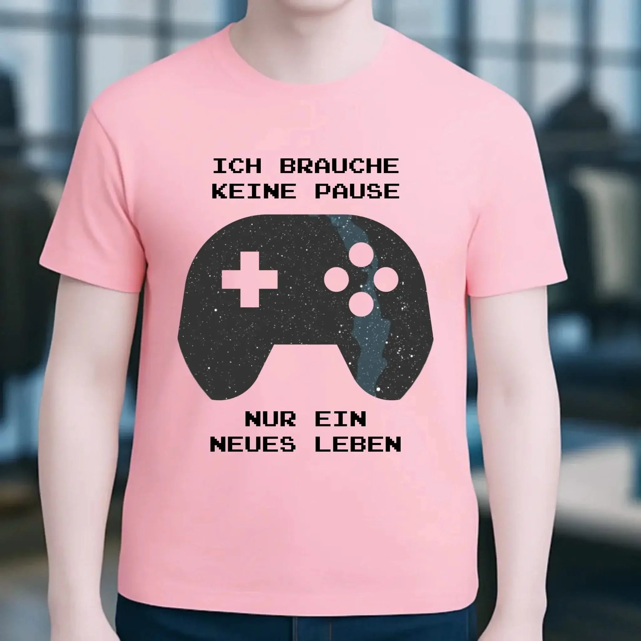 Echte Sternkarte als Controller + Text • Unisex Premium T-Shirt XS-5XL aus Bio-Baumwolle für Damen & Herren • Exklusivdesign • personalisiert