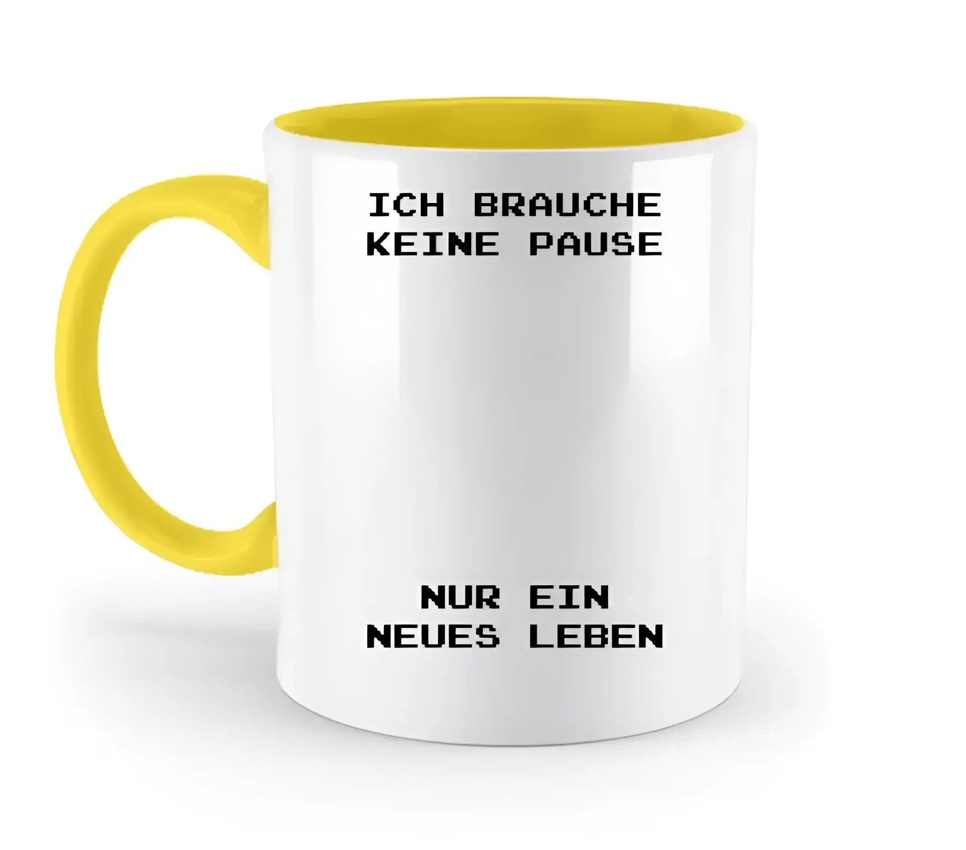 Echte Sternkarte als Controller + Text • zweifarbige Tasse • Exklusivdesign • personalisiert - zweifarbige Tasse