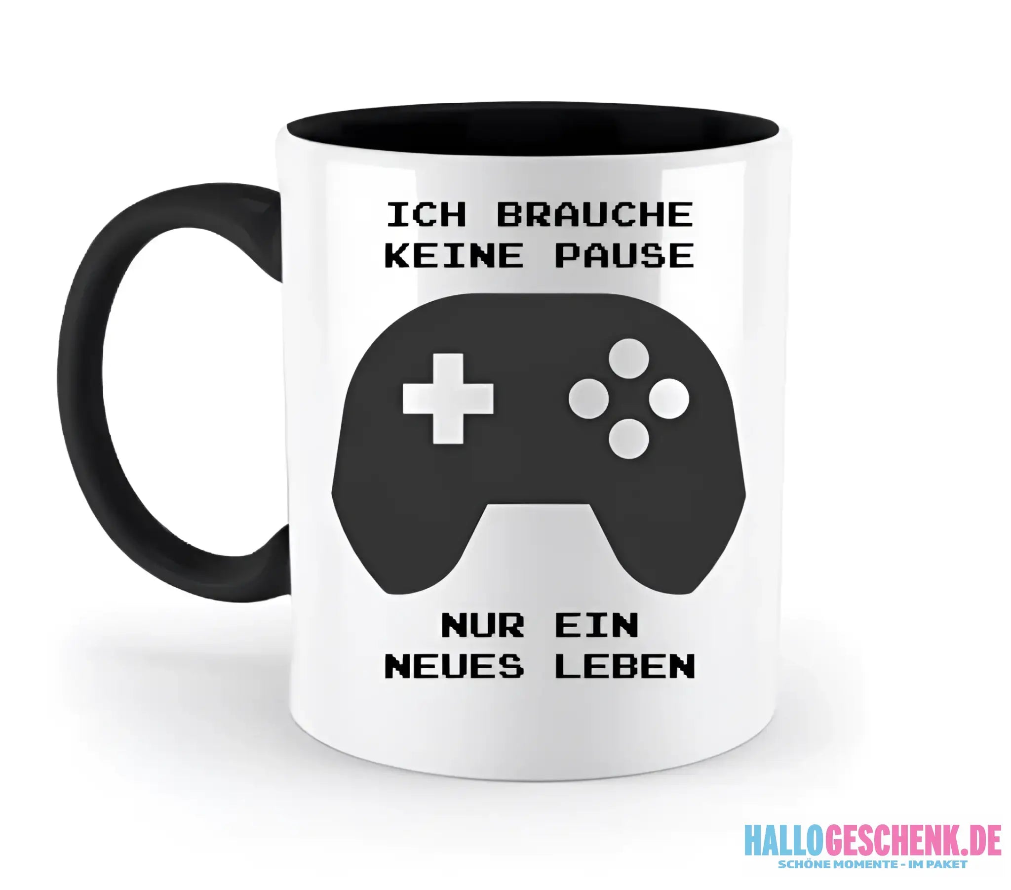 Echte Sternkarte als Controller + Text • zweifarbige Tasse • Exklusivdesign • personalisiert - zweifarbige Tasse