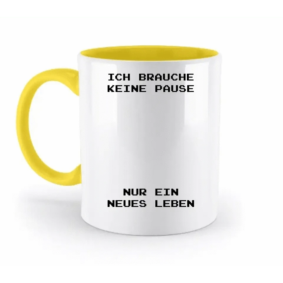 Echte Sternkarte als Controller + Text • zweifarbige Tasse • Exklusivdesign • personalisiert