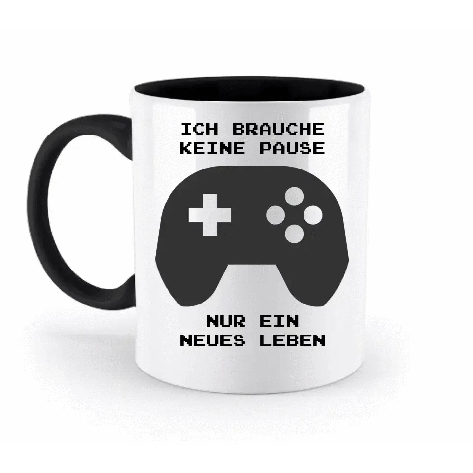 Echte Sternkarte als Controller + Text • zweifarbige Tasse • Exklusivdesign • personalisiert