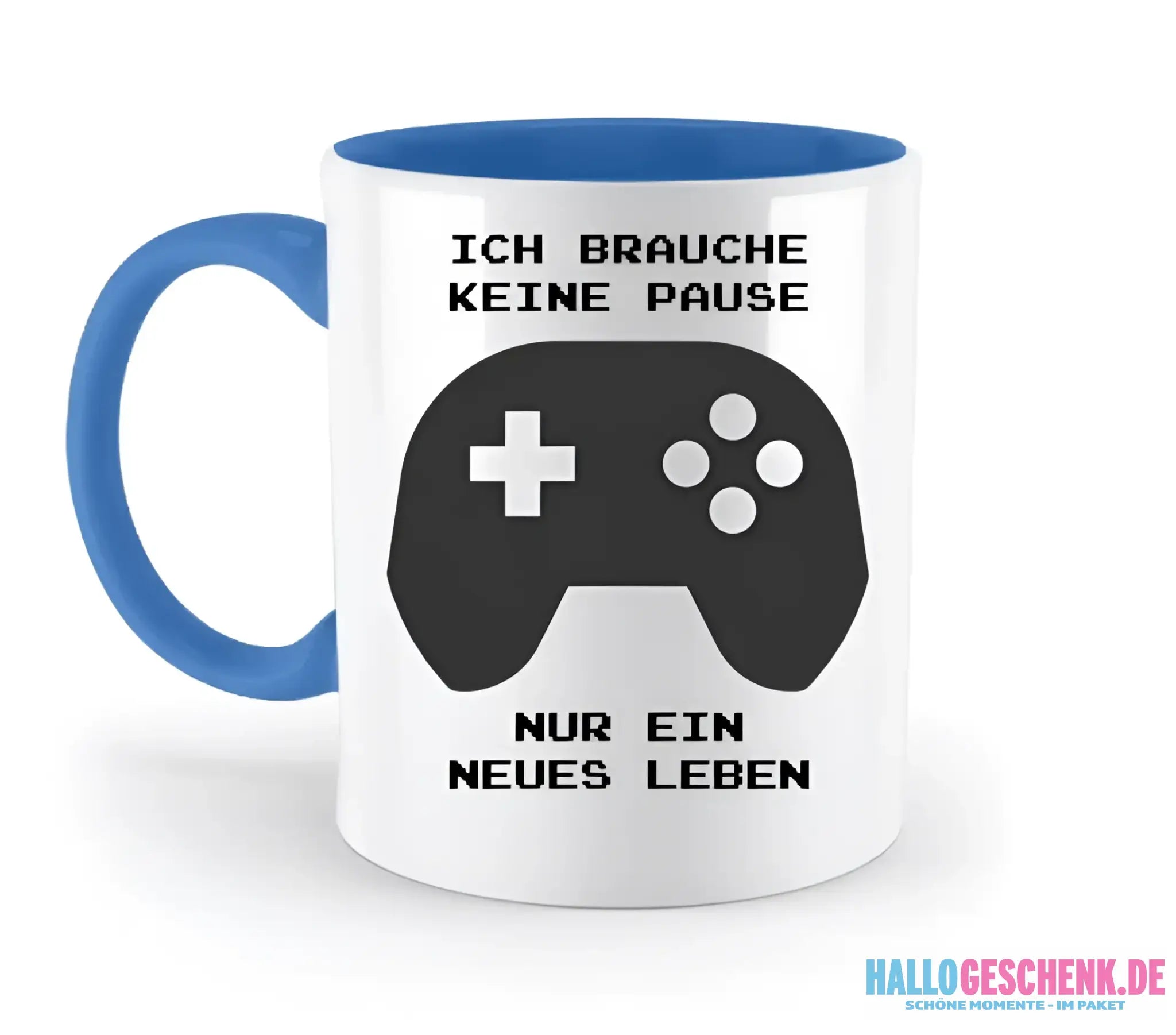 Echte Sternkarte als Controller + Text • zweifarbige Tasse • Exklusivdesign • personalisiert - zweifarbige Tasse