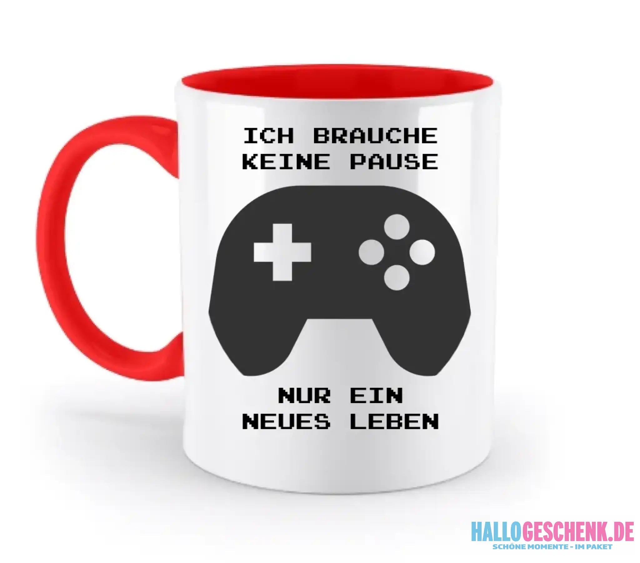 Echte Sternkarte als Controller + Text • zweifarbige Tasse • Exklusivdesign • personalisiert - zweifarbige Tasse