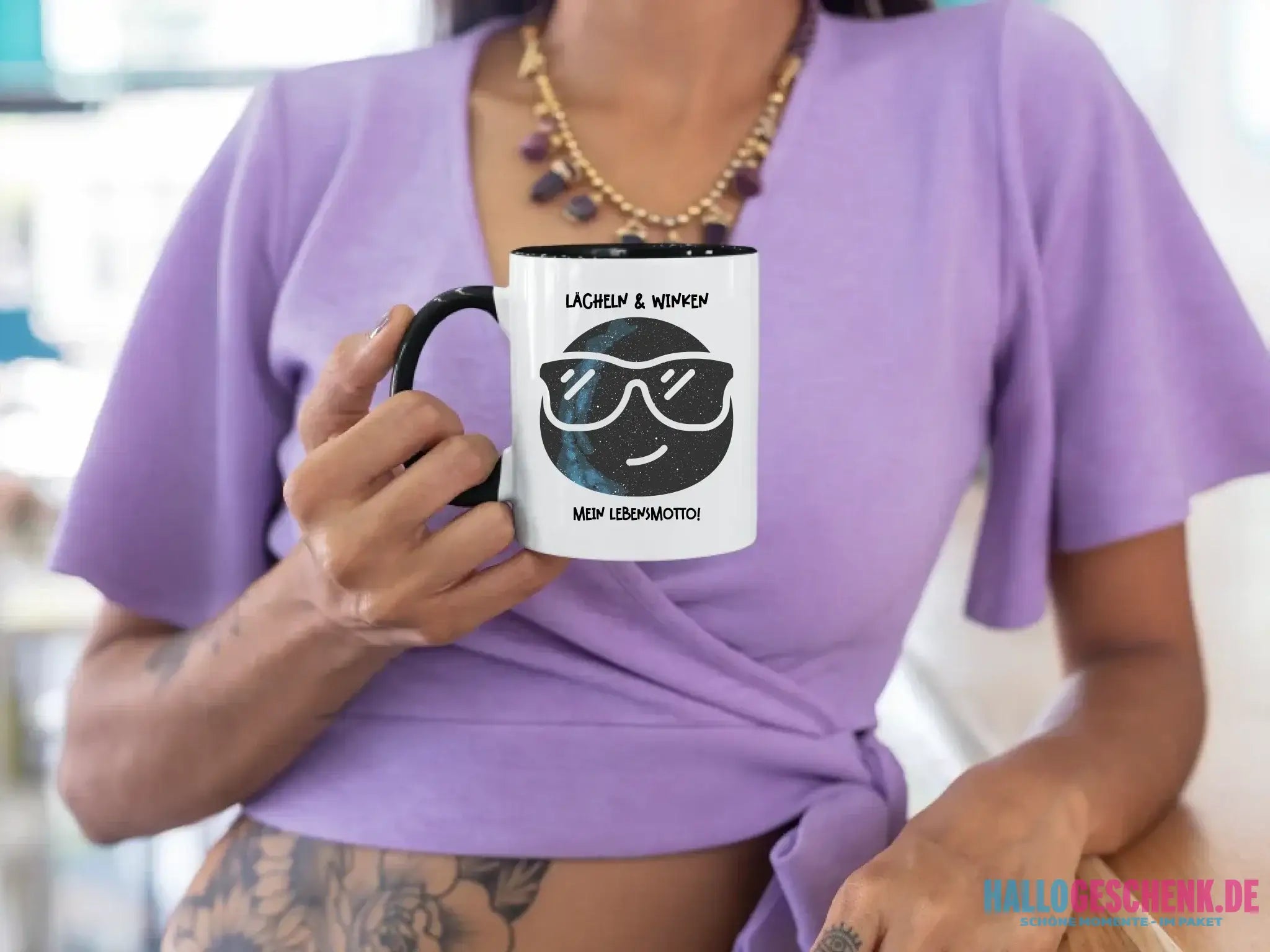 11-oz-color-rim-mug-mockup-of-a-tattooed-woman-leaning-on-a-bar-27841