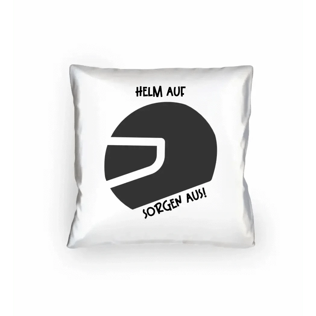 Echte Sternkarte als Helm + Text • Kissen 40x40 cm • personalisiert