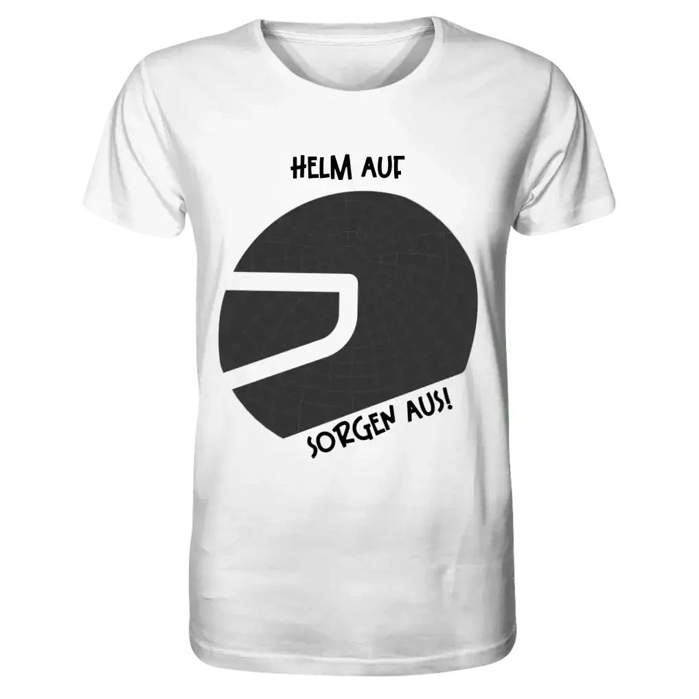 Echte Sternkarte als Helm + Text • Unisex Premium T-Shirt XS-5XL aus Bio-Baumwolle für Damen & Herren • Exklusivdesign • personalisiert