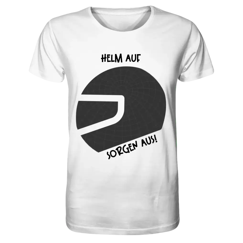 Echte Sternkarte als Helm + Text • Unisex Premium T-Shirt XS-5XL aus Bio-Baumwolle für Damen & Herren • Exklusivdesign • personalisiert