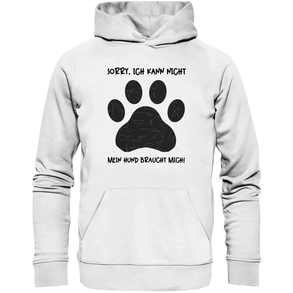 Echte Sternkarte als Hundepfote + Text • Hund • Unisex Premium Hoodie XS-5XL aus Bio-Baumwolle für Damen & Herren • Exklusivdesign • personalisiert