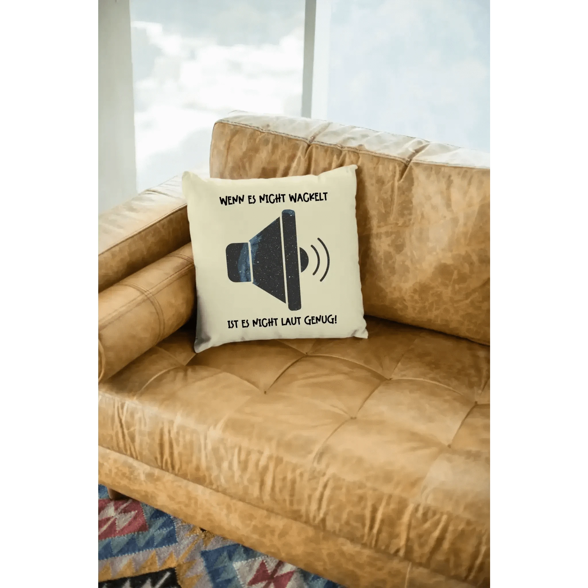 Echte Sternkarte als Lautsprecher + Text • Musik • Kissen 40x40 cm • personalisiert
