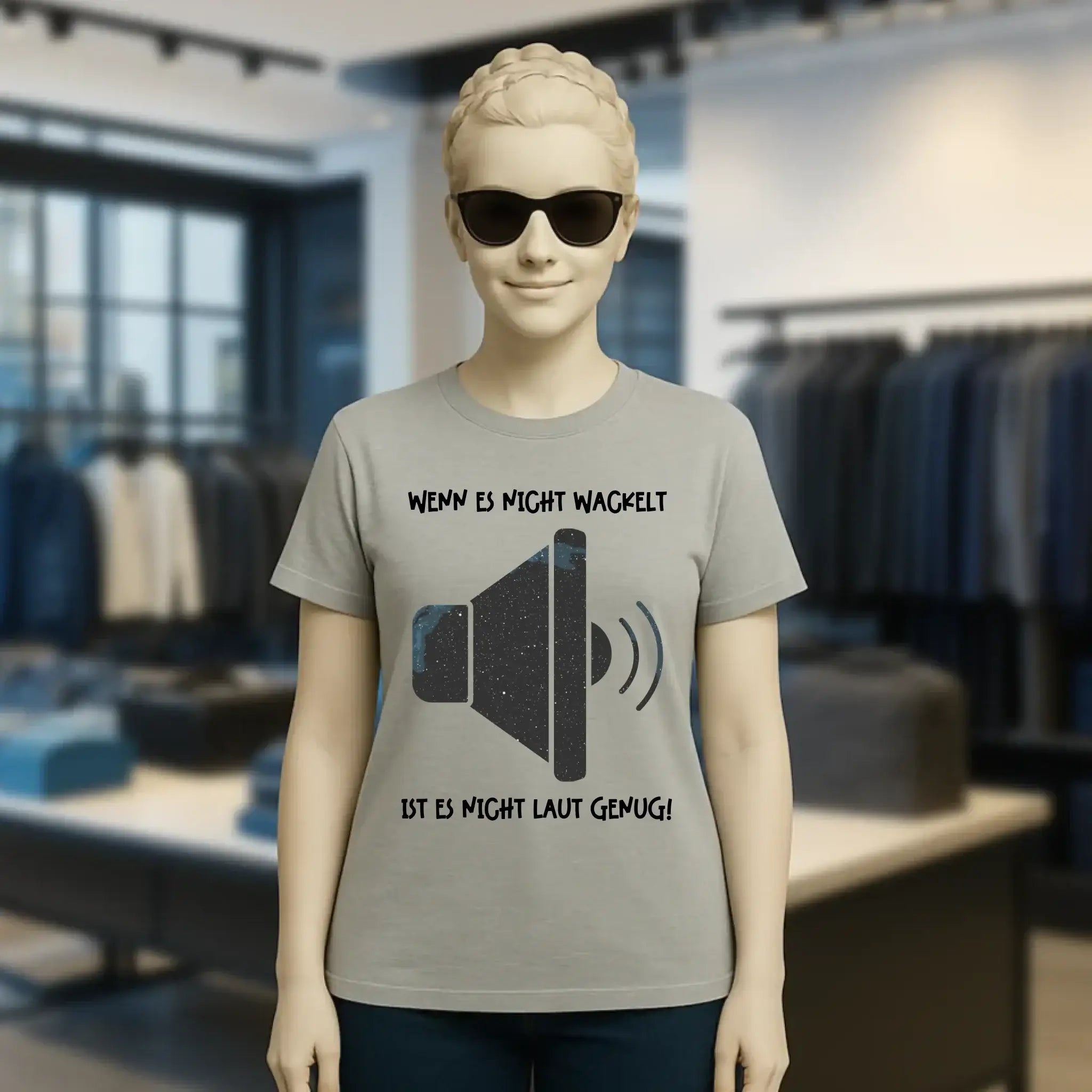 Echte Sternkarte als Lautsprecher + Text • Musik • Ladies Premium T-Shirt XS-2XL aus Bio-Baumwolle für Damen • Exklusivdesign • personalisiert
