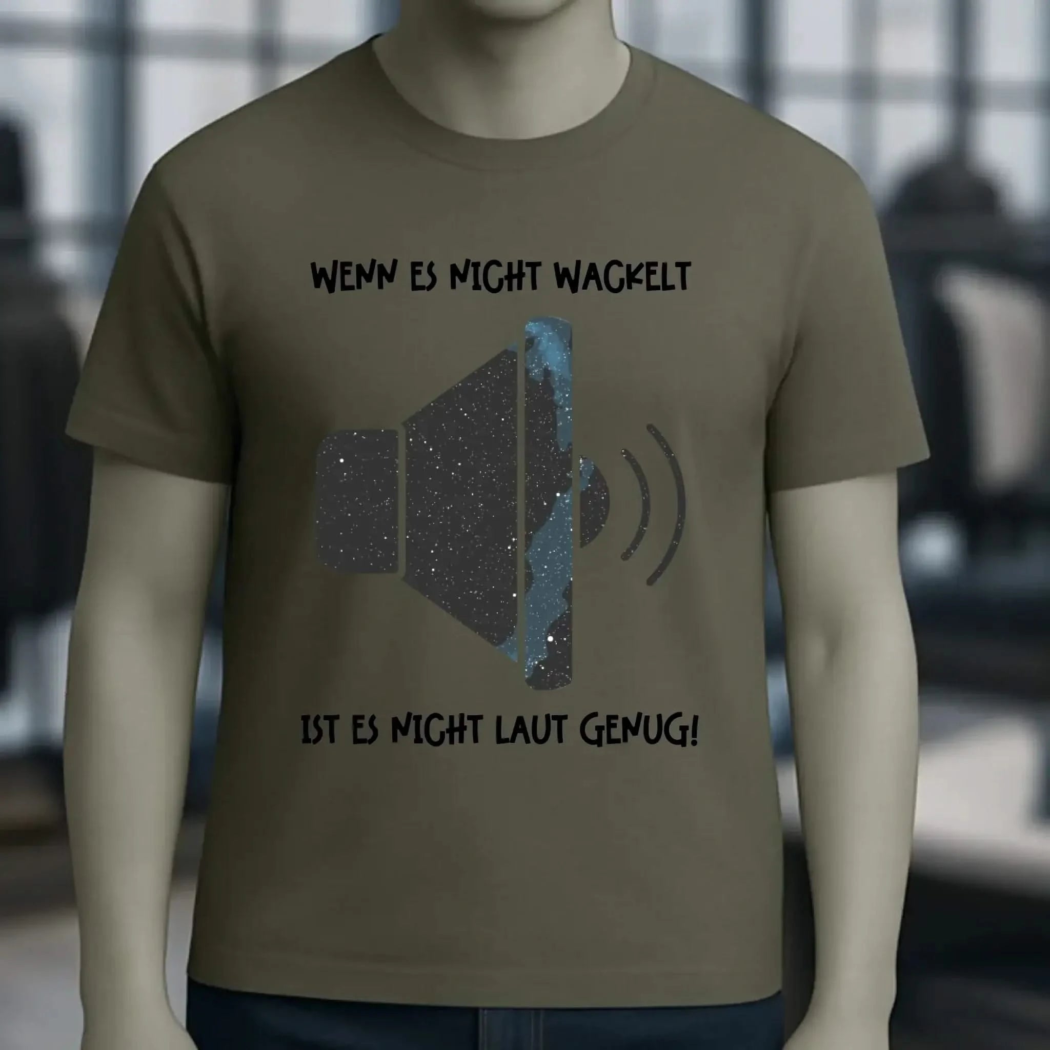 Echte Sternkarte als Lautsprecher + Text • Musik • Unisex Premium T-Shirt XS-5XL aus Bio-Baumwolle für Damen & Herren • Exklusivdesign • personalisiert