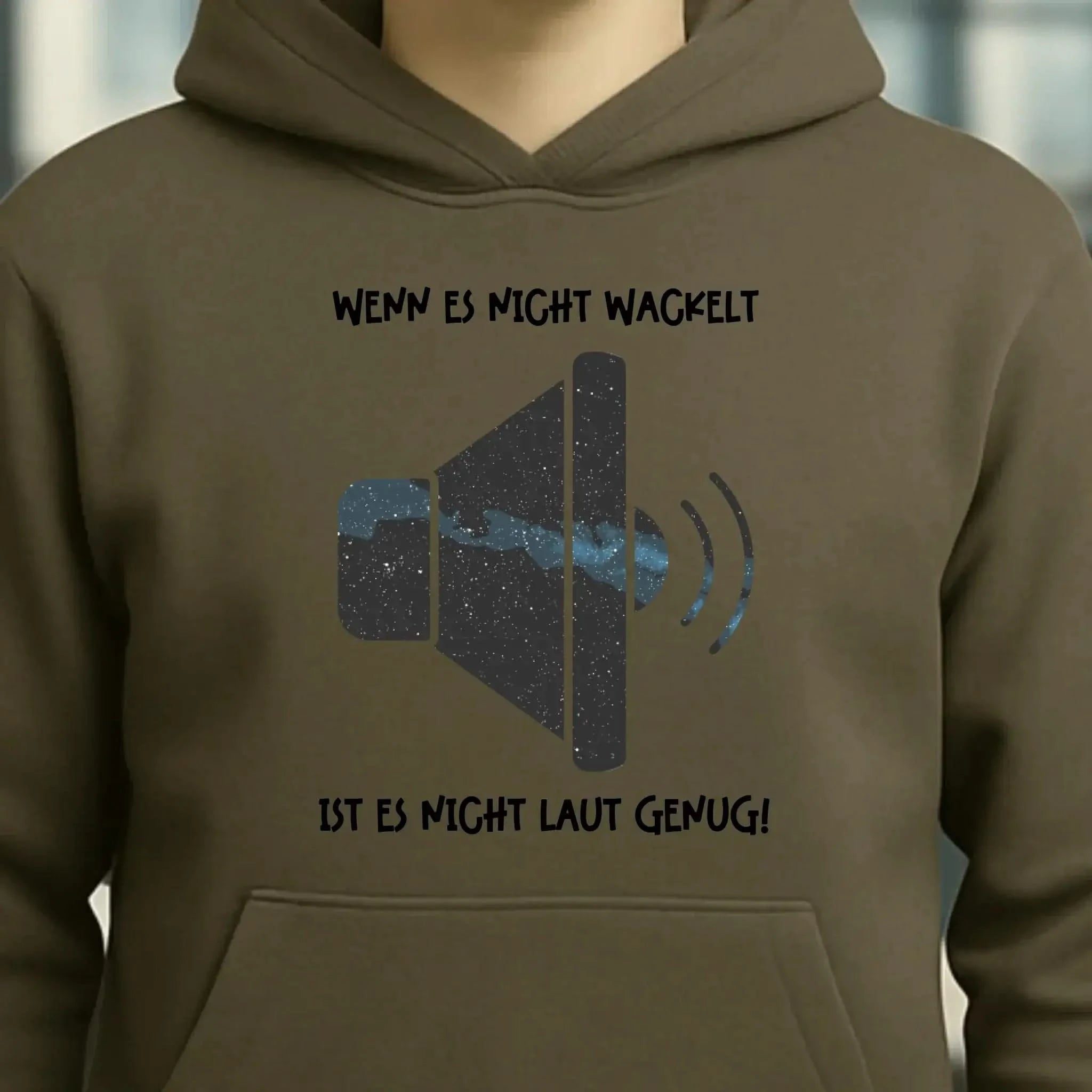 Echte Sternkarte als Lautsprecher + Text • Musik • Unisex Premium Hoodie XS-5XL aus Bio-Baumwolle für Damen & Herren • Exklusivdesign • personalisiert