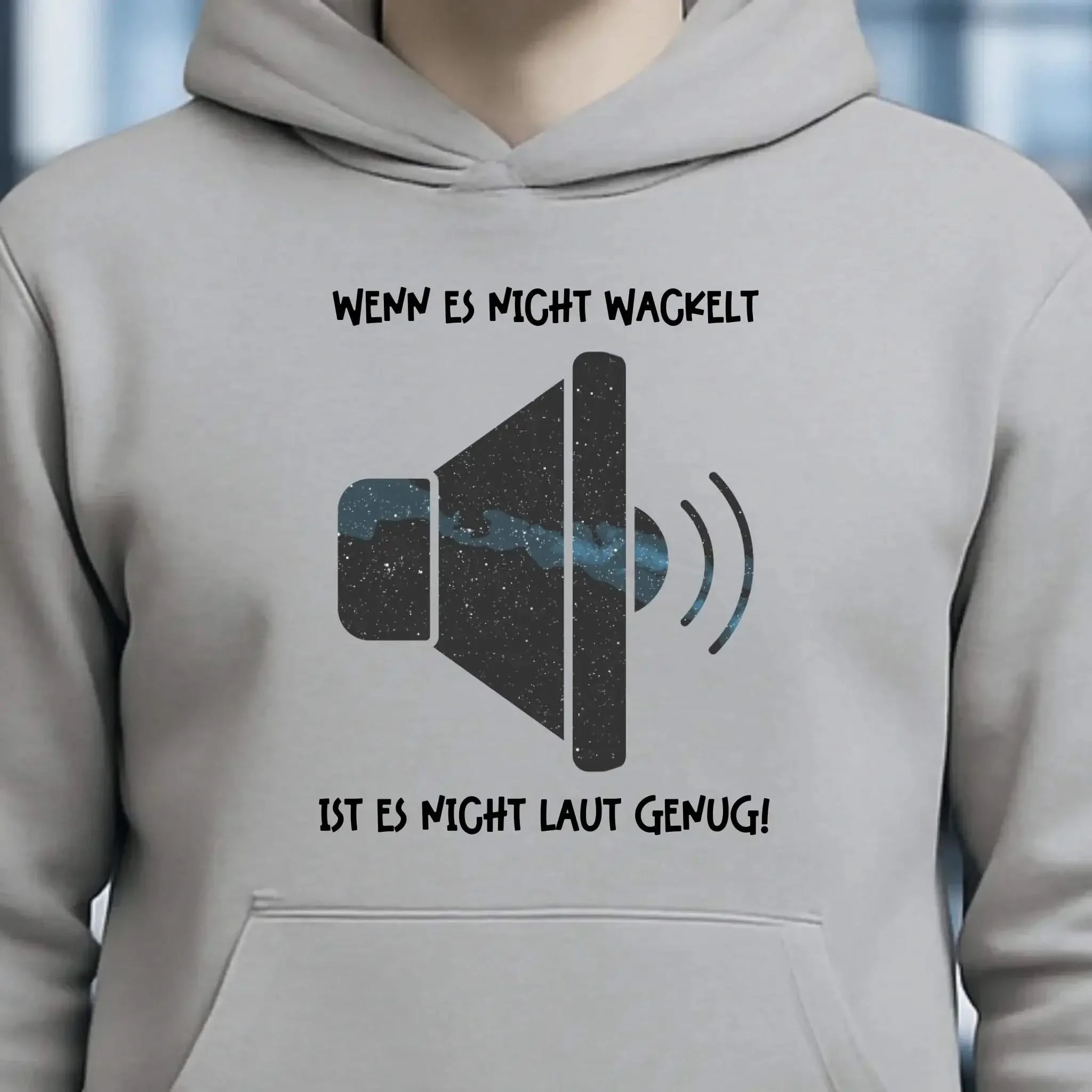 Echte Sternkarte als Lautsprecher + Text • Musik • Unisex Premium Hoodie XS-5XL aus Bio-Baumwolle für Damen & Herren • Exklusivdesign • personalisiert