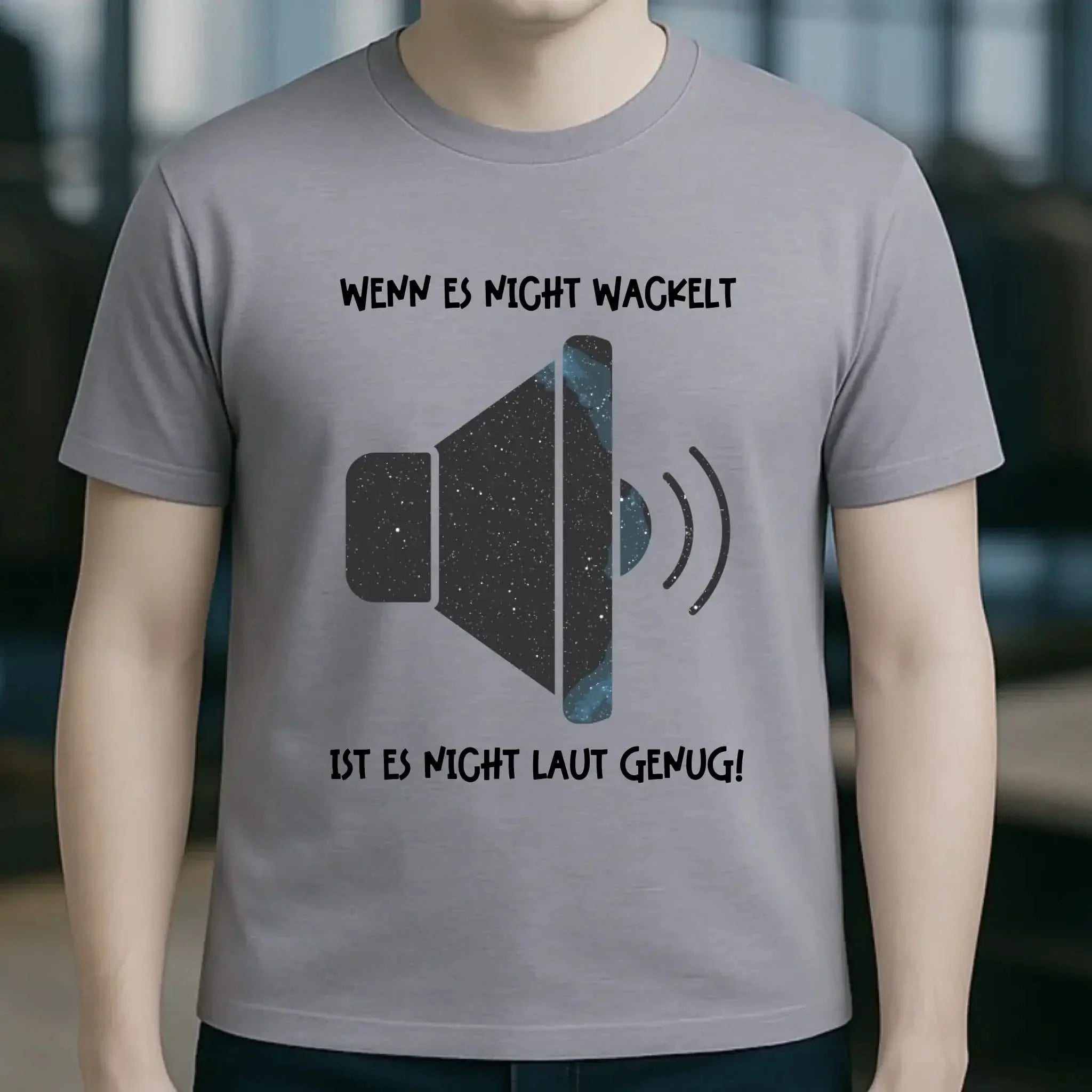 Echte Sternkarte als Lautsprecher + Text • Musik • Unisex Premium T-Shirt XS-5XL aus Bio-Baumwolle für Damen & Herren • Exklusivdesign • personalisiert