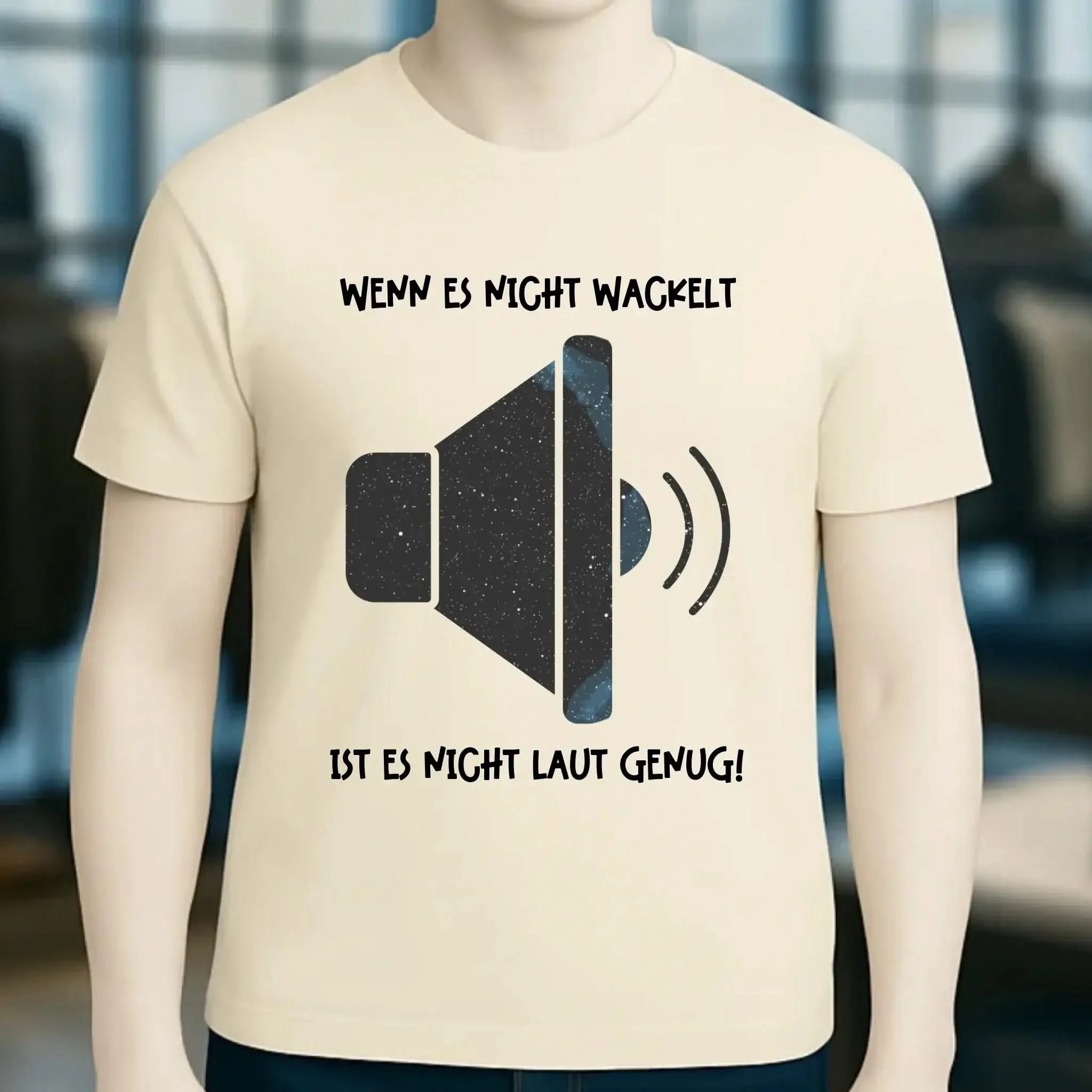 Echte Sternkarte als Lautsprecher + Text • Musik • Unisex Premium T-Shirt XS-5XL aus Bio-Baumwolle für Damen & Herren • Exklusivdesign • personalisiert