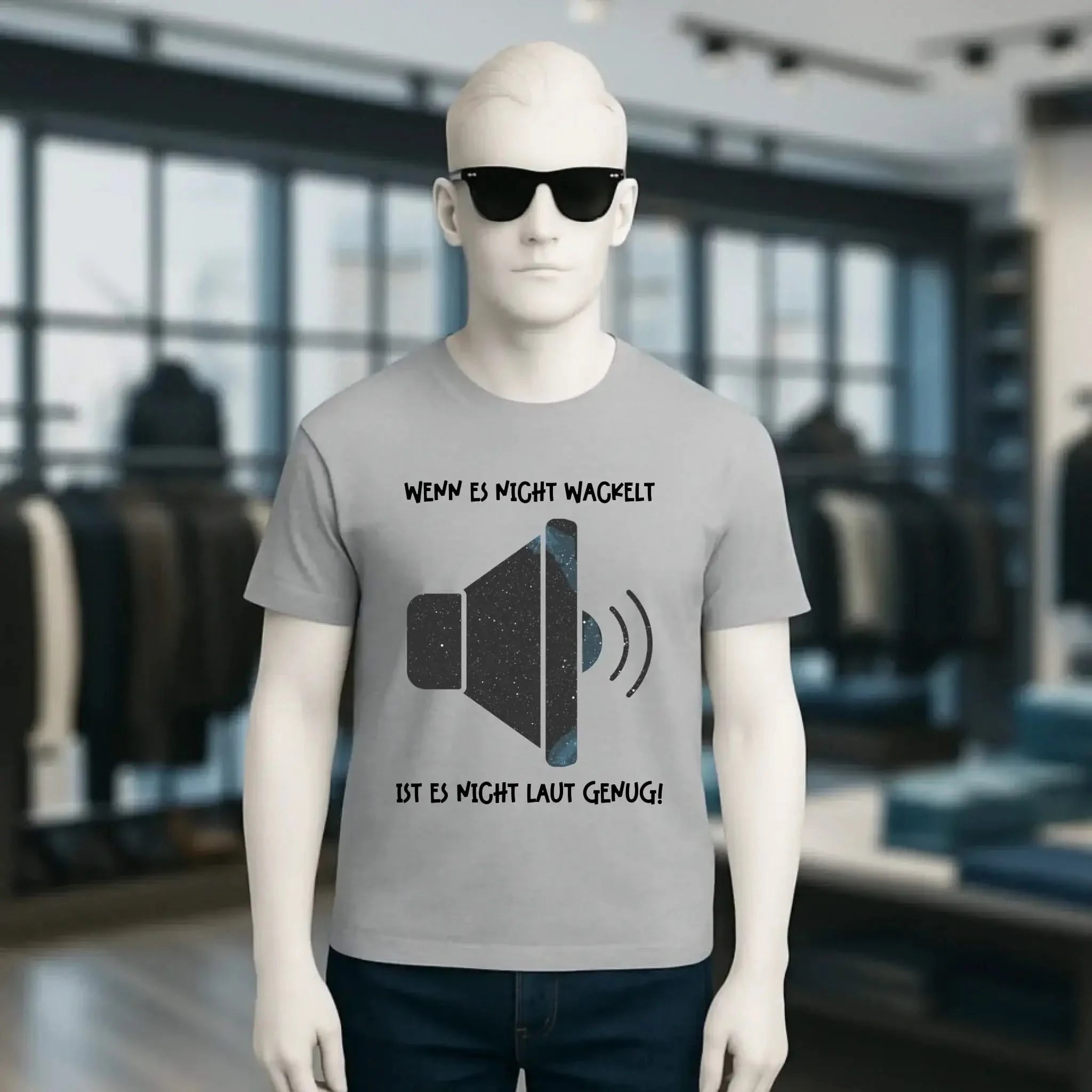 Echte Sternkarte als Lautsprecher + Text • Musik • Unisex Premium T-Shirt XS-5XL aus Bio-Baumwolle für Damen & Herren • Exklusivdesign • personalisiert