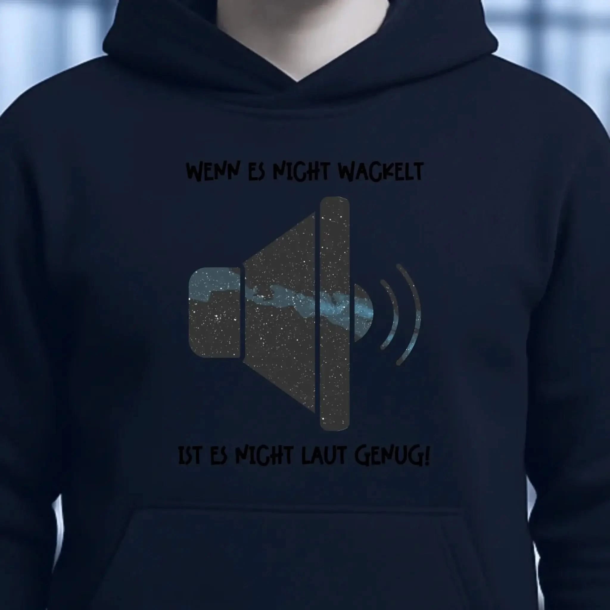 Echte Sternkarte als Lautsprecher + Text • Musik • Unisex Premium Hoodie XS-5XL aus Bio-Baumwolle für Damen & Herren • Exklusivdesign • personalisiert