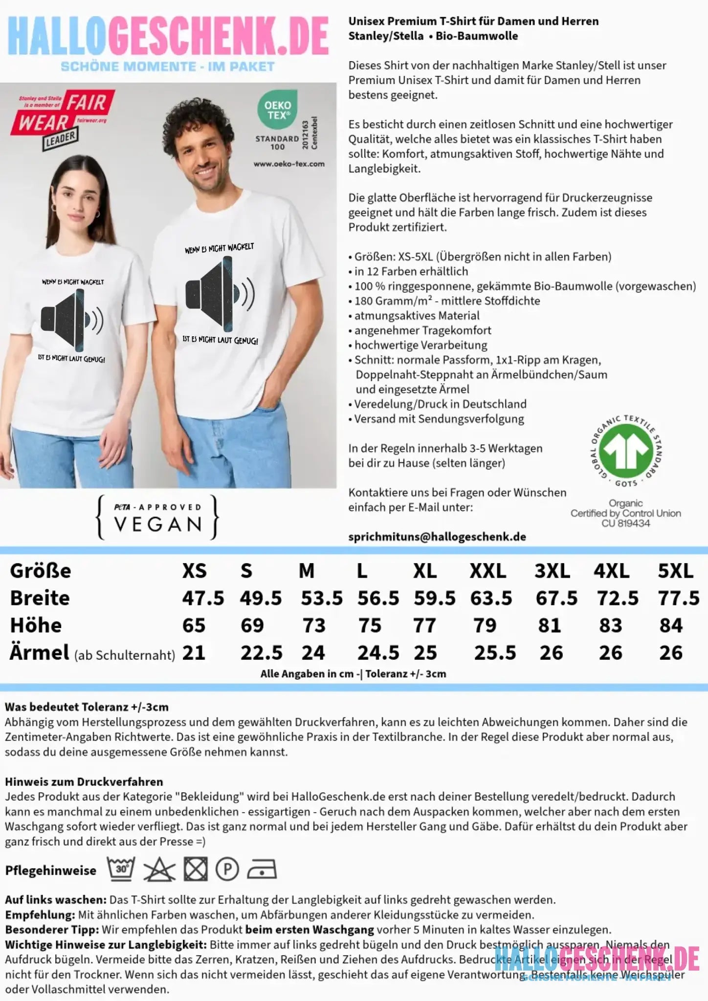 Echte Sternkarte als Lautsprecher + Text • Musik • Unisex Premium T-Shirt XS-5XL aus Bio-Baumwolle für Damen & Herren