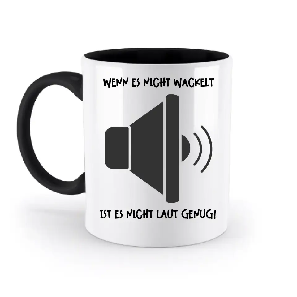 Echte Sternkarte als Lautsprecher + Text • Musik • zweifarbige Tasse • Exklusivdesign • personalisiert