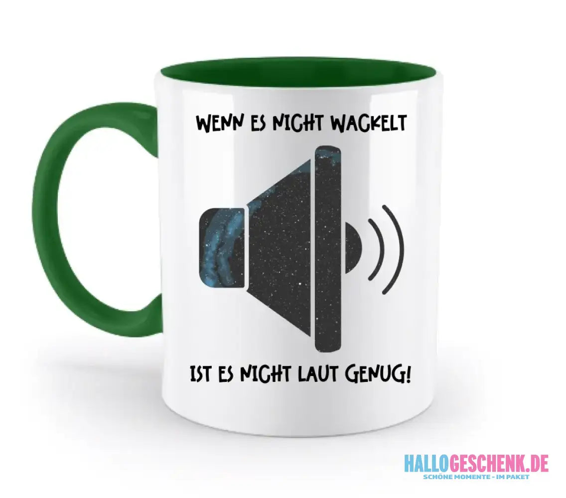 Echte Sternkarte als Lautsprecher + Text • Musik • zweifarbige Tasse • Exklusivdesign • personalisiert - zweifarbige