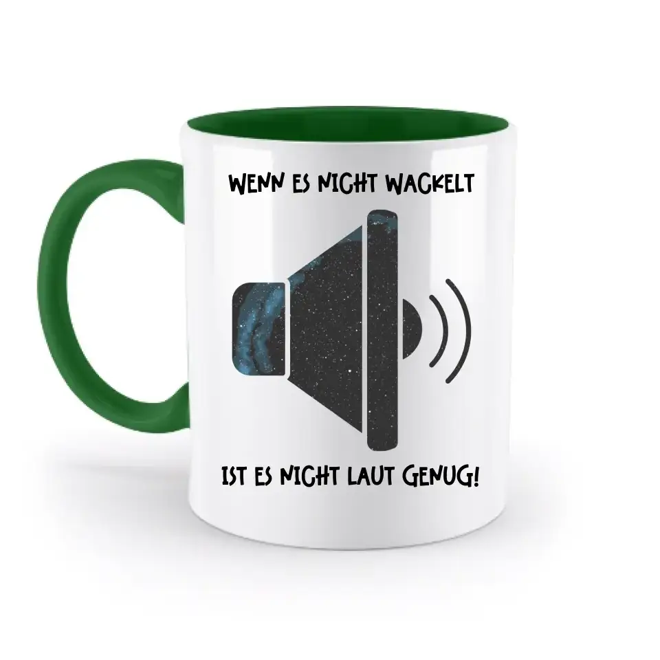 Echte Sternkarte als Lautsprecher + Text • Musik • zweifarbige Tasse • Exklusivdesign • personalisiert
