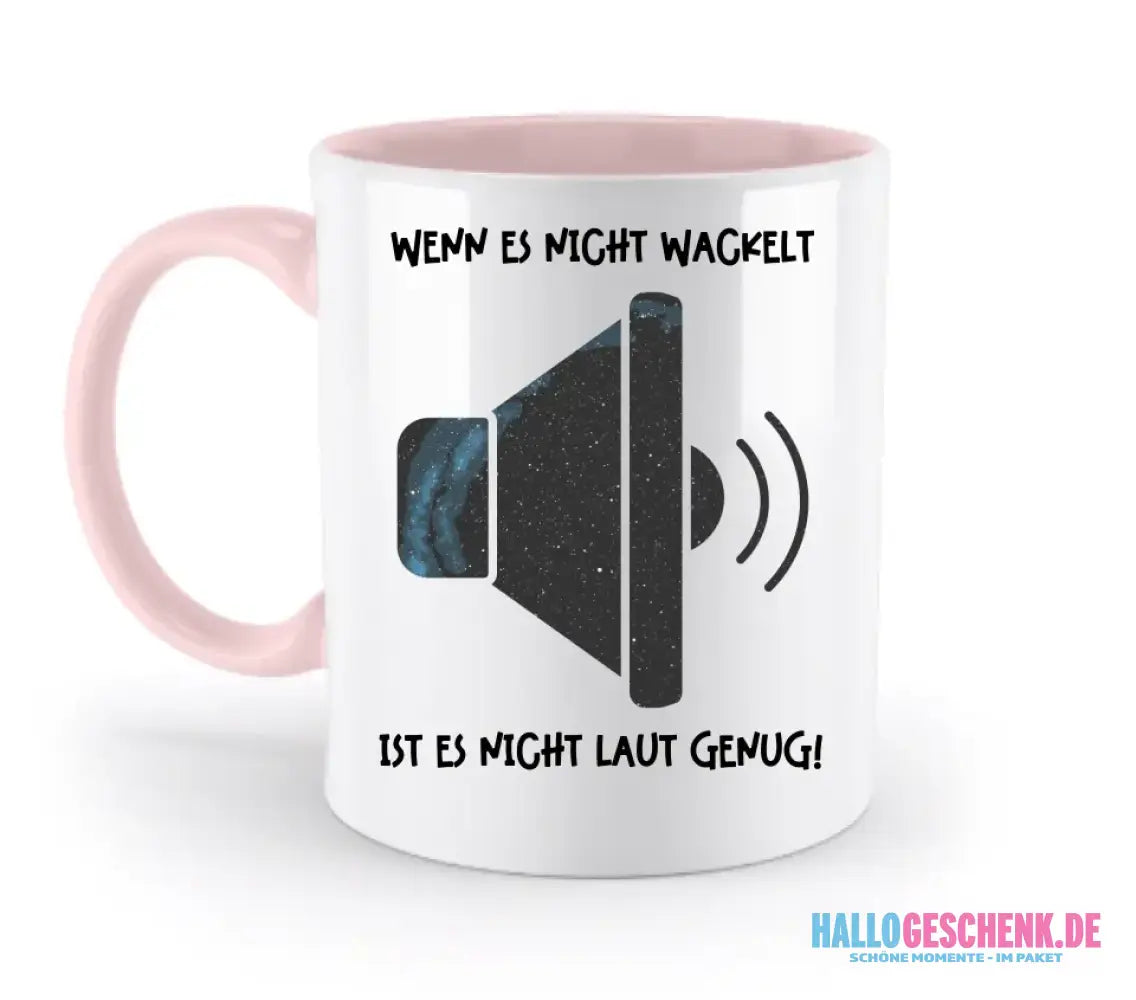 Echte Sternkarte als Lautsprecher + Text • Musik • zweifarbige Tasse • Exklusivdesign • personalisiert - zweifarbige