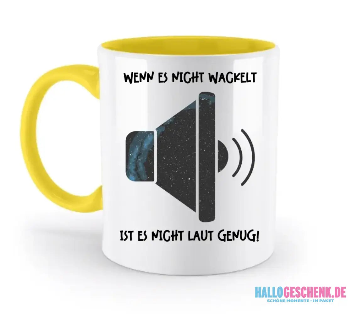 Echte Sternkarte als Lautsprecher + Text • Musik • zweifarbige Tasse • Exklusivdesign • personalisiert - zweifarbige