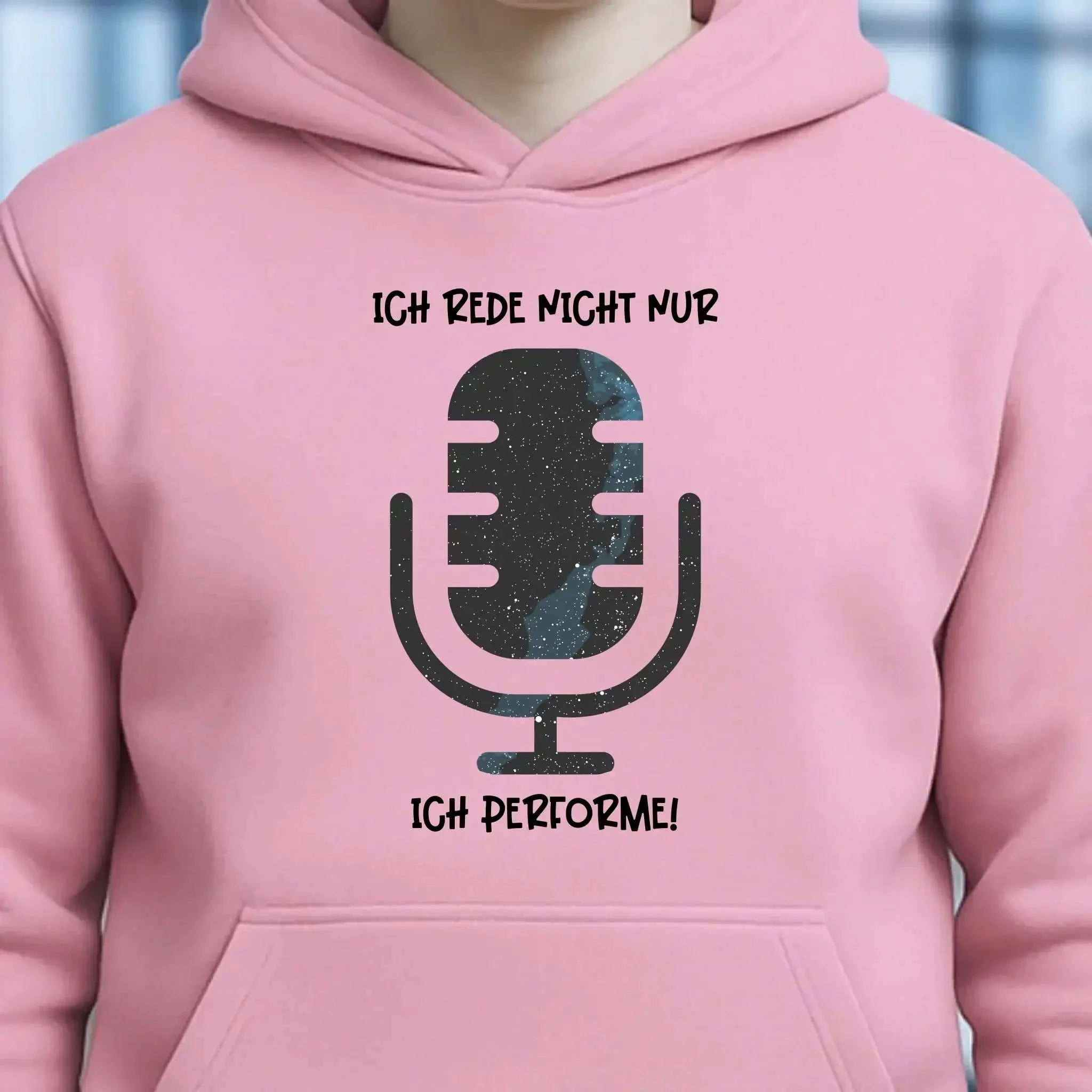 Echte Sternkarte als Mikrofon + Text • Unisex Premium Hoodie XS-5XL aus Bio-Baumwolle für Damen & Herren • Exklusivdesign • personalisiert