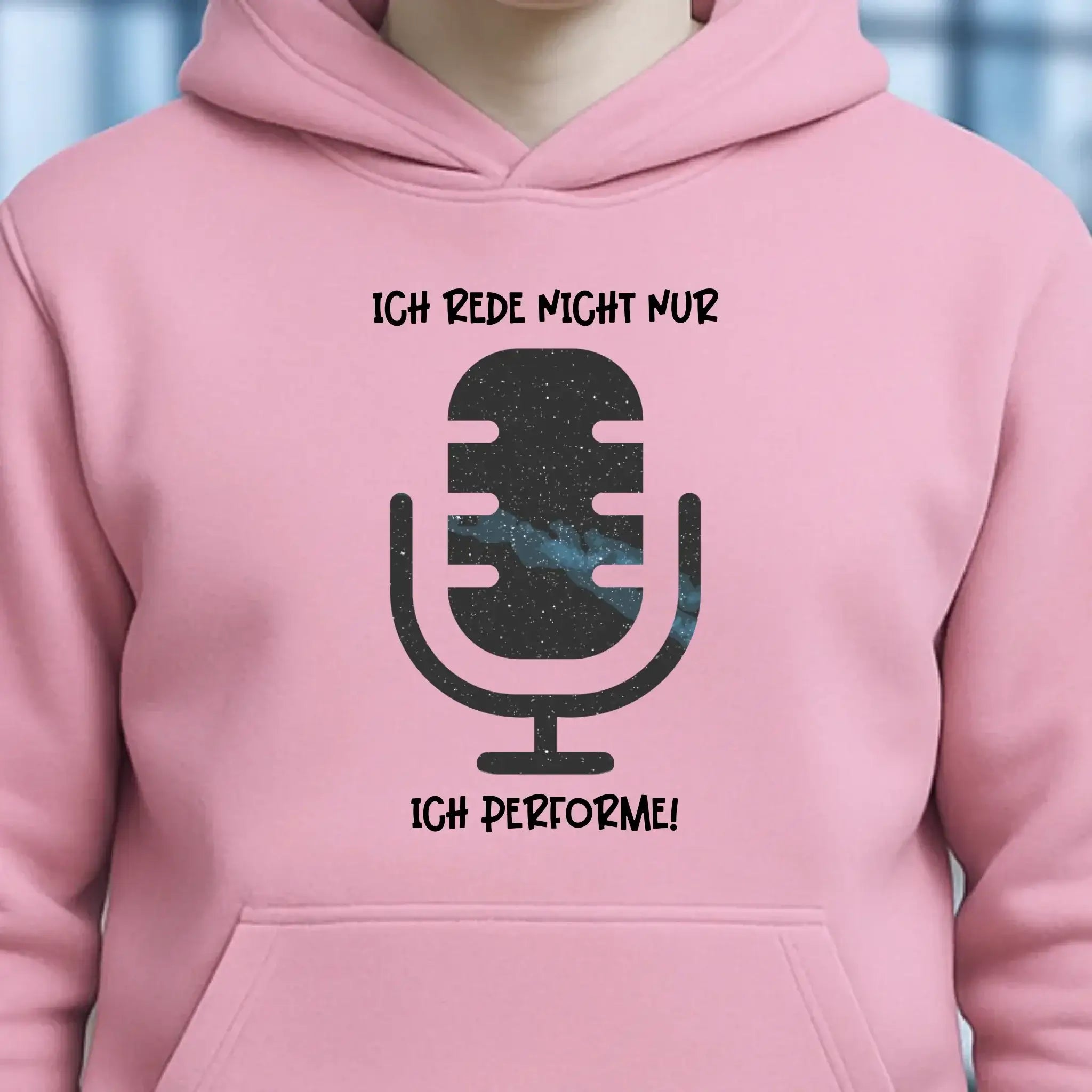 Echte Sternkarte als Mikrofon + Text • Unisex Premium Hoodie XS-5XL aus Bio-Baumwolle für Damen & Herren • Exklusivdesign • personalisiert