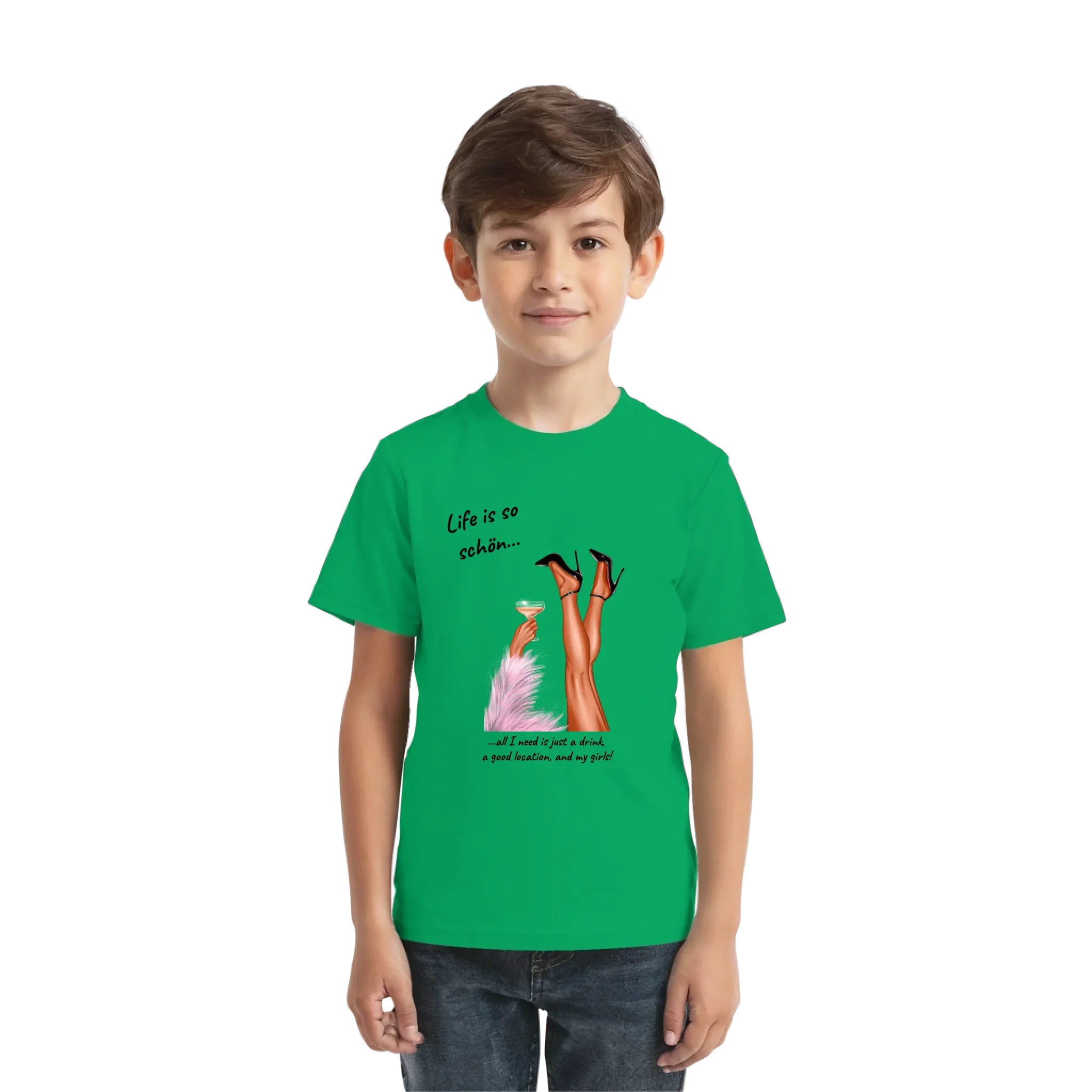 Ladies: Party-Beine • mehrere Artikel • ’Statement-Collection’ • Wunschtext • personalisierte Figuren